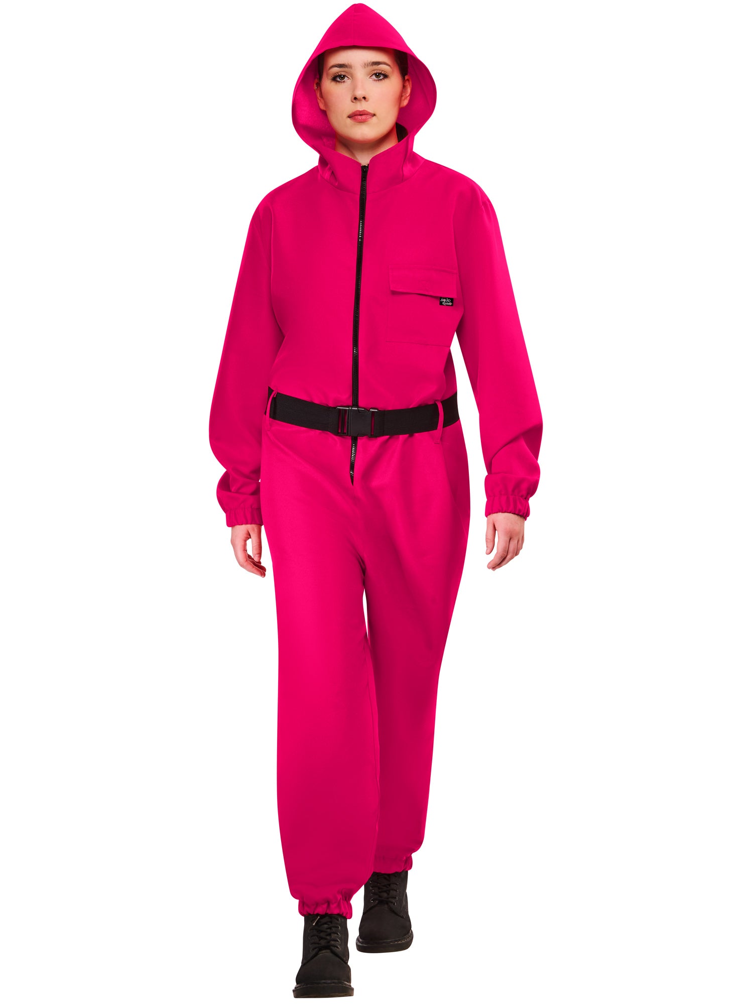 Guard, Squid Game, Multicoloured, Adult Costume, , Side