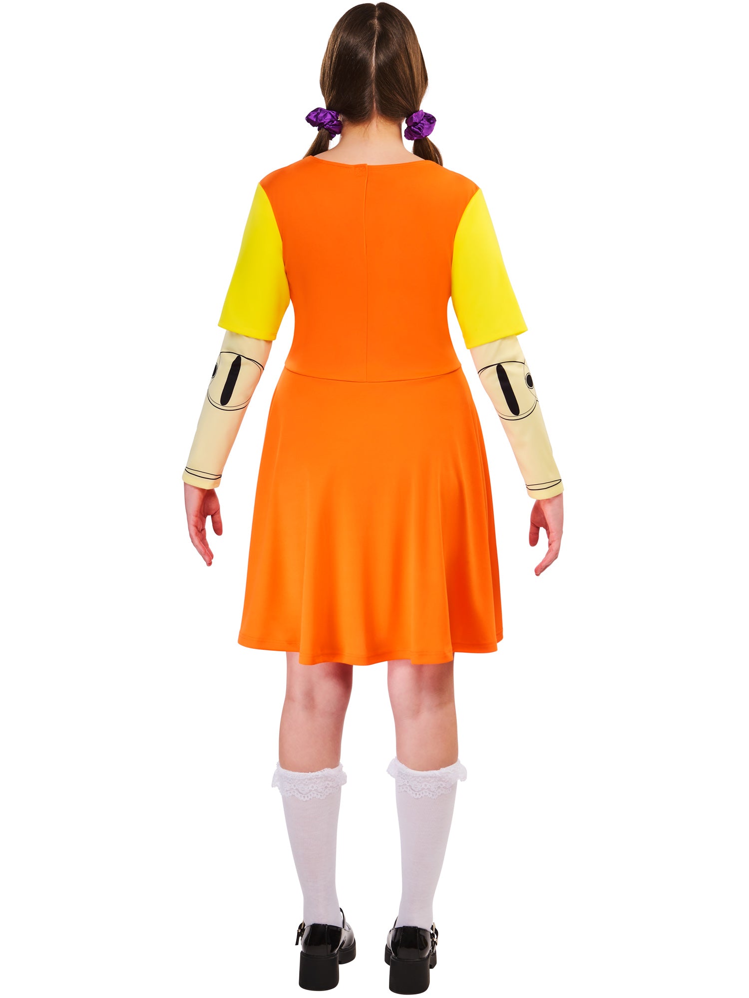 Girl Doll, Squid Game, Multicoloured, Adult Costume, , Back