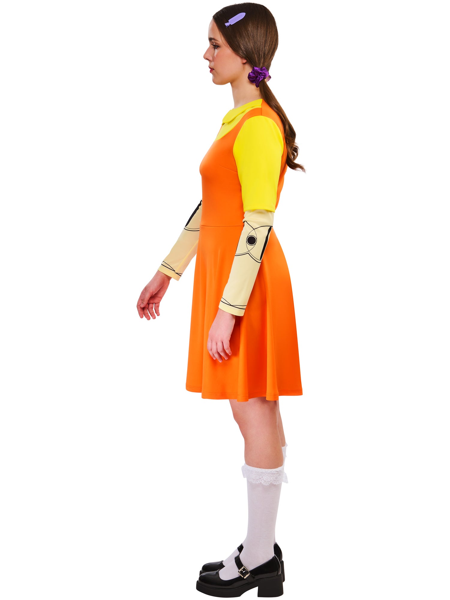 Girl Doll, Squid Game, Multicoloured, Adult Costume, , Other