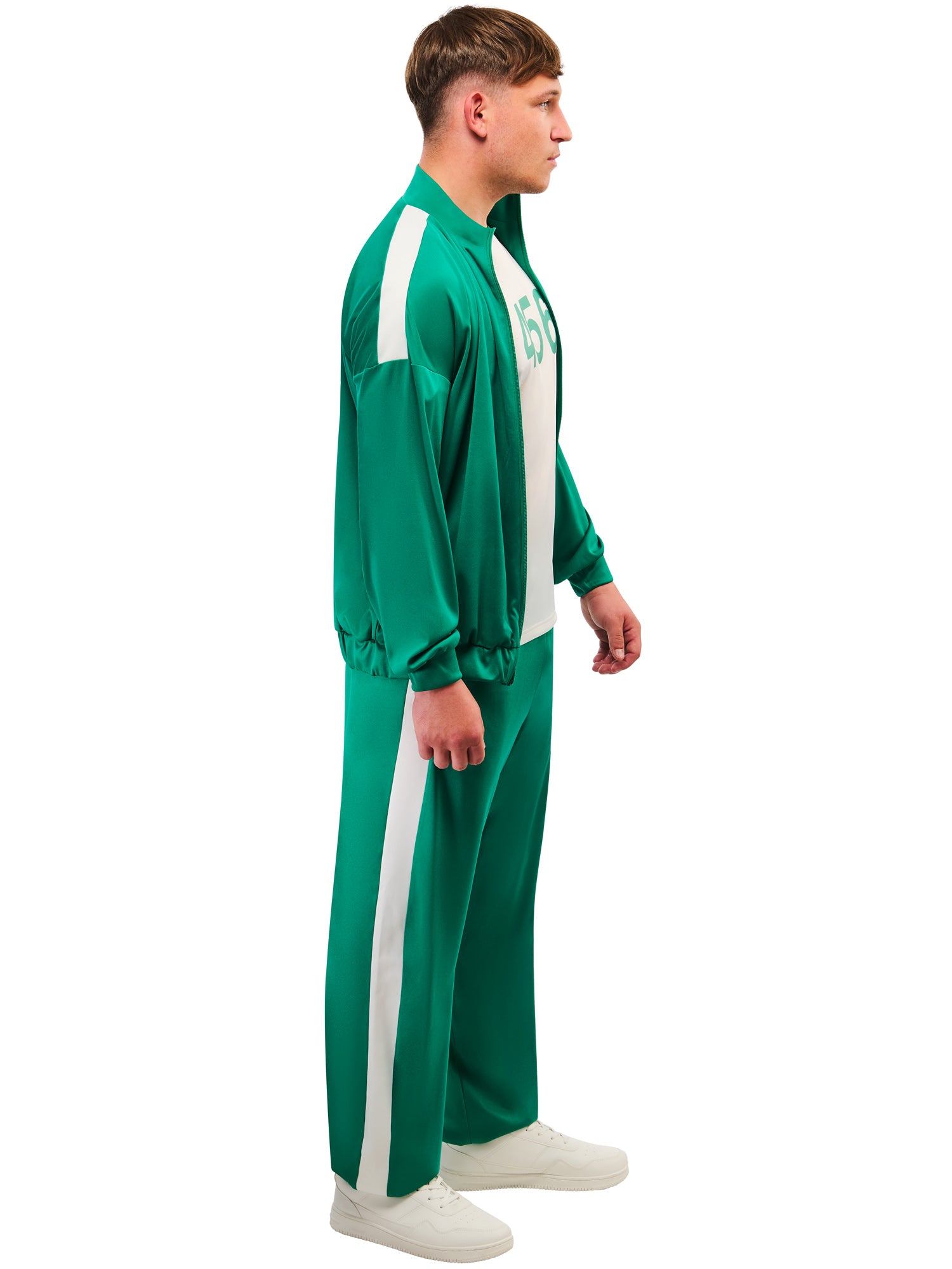 Player 456, Squid Game, Multicoloured, Adult Costume, , Side