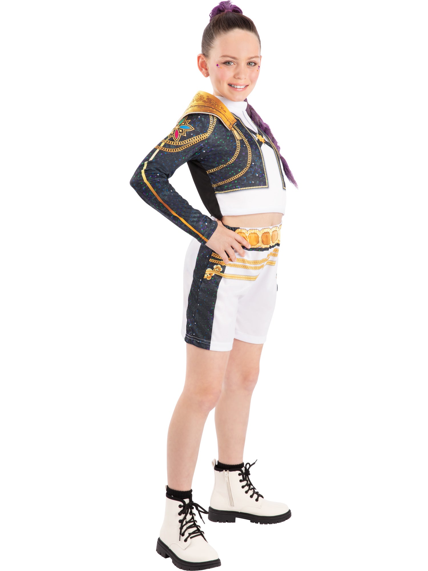 Rumi KPop Demon Hunters, KPop Demon Hunters, Muliticoloured, Kids Costumes, , Side