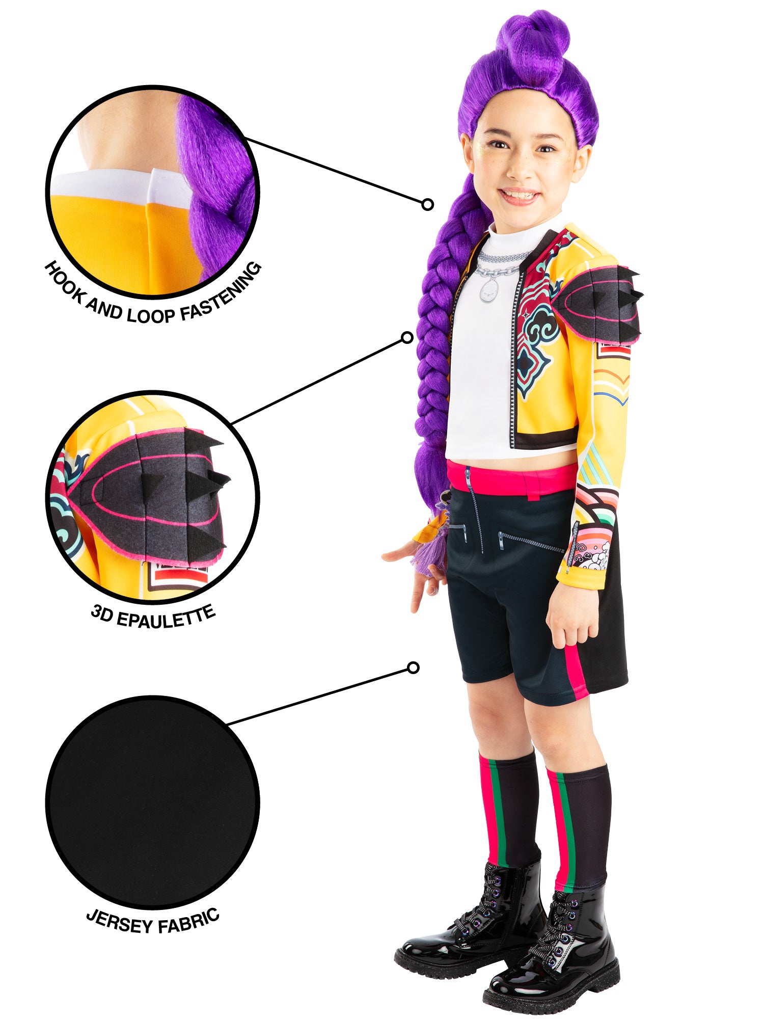 Rumi KPop Demon Hunters, KPop Demon Hunters, Kids Costumes, , Other