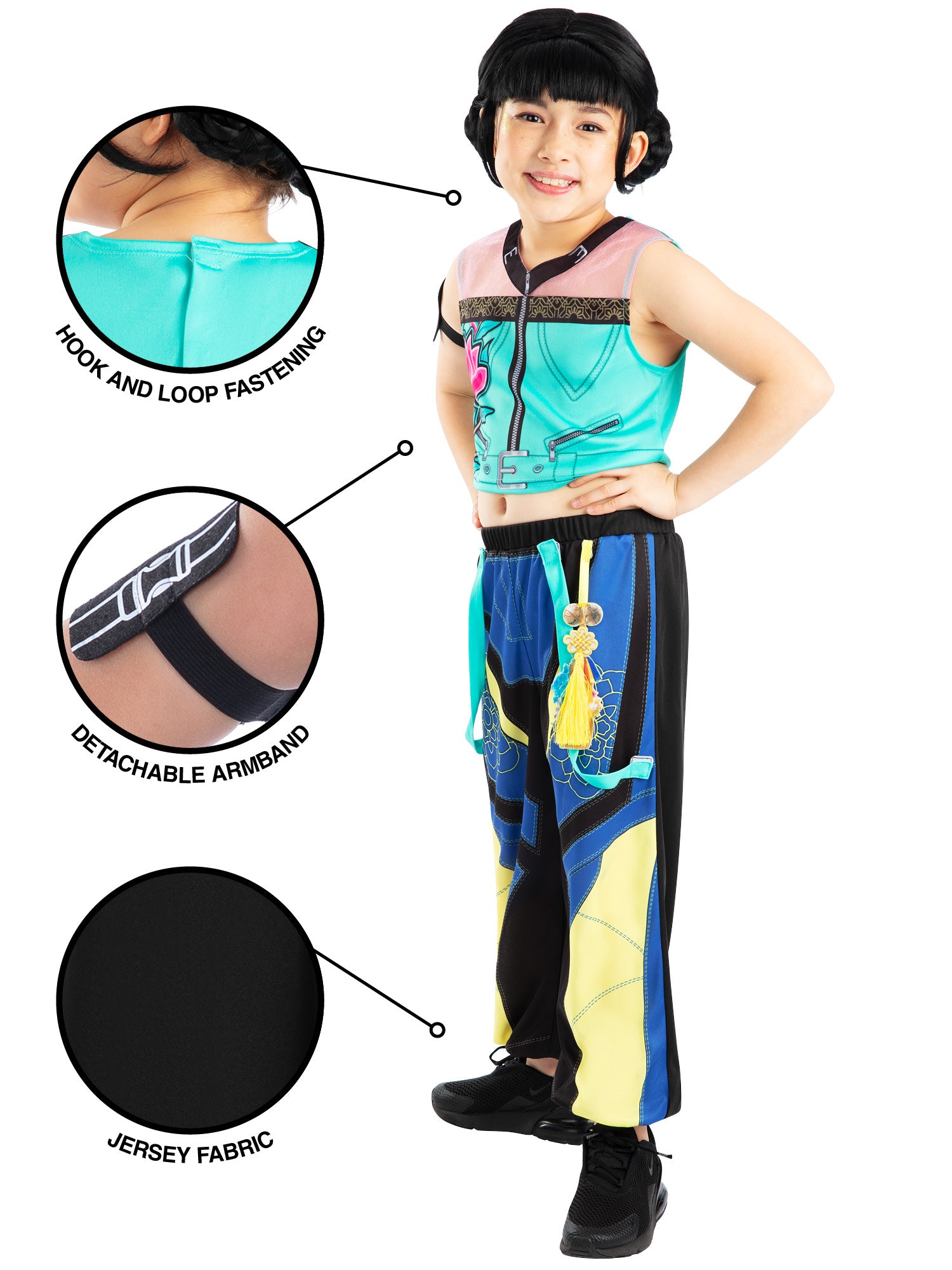 Zoey KPop Demon Hunters, KPop Demon Hunters, Muliticoloured, Kids Costumes, , Other
