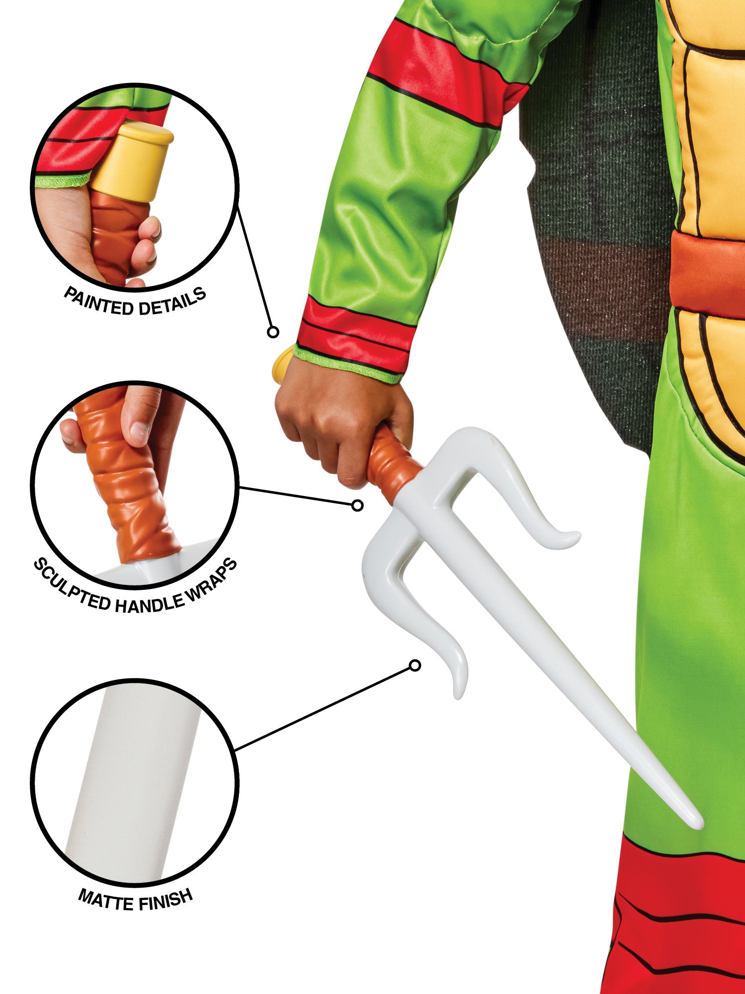 Raphael, TMNT, Accessories, One Size, Other