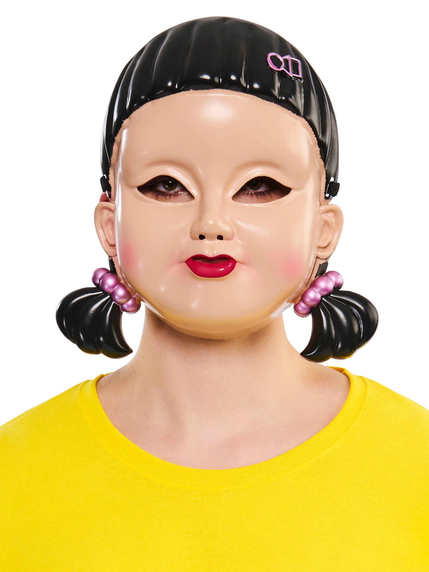 Girl Doll, Squid Game, Multicoloured, Masks, , Front