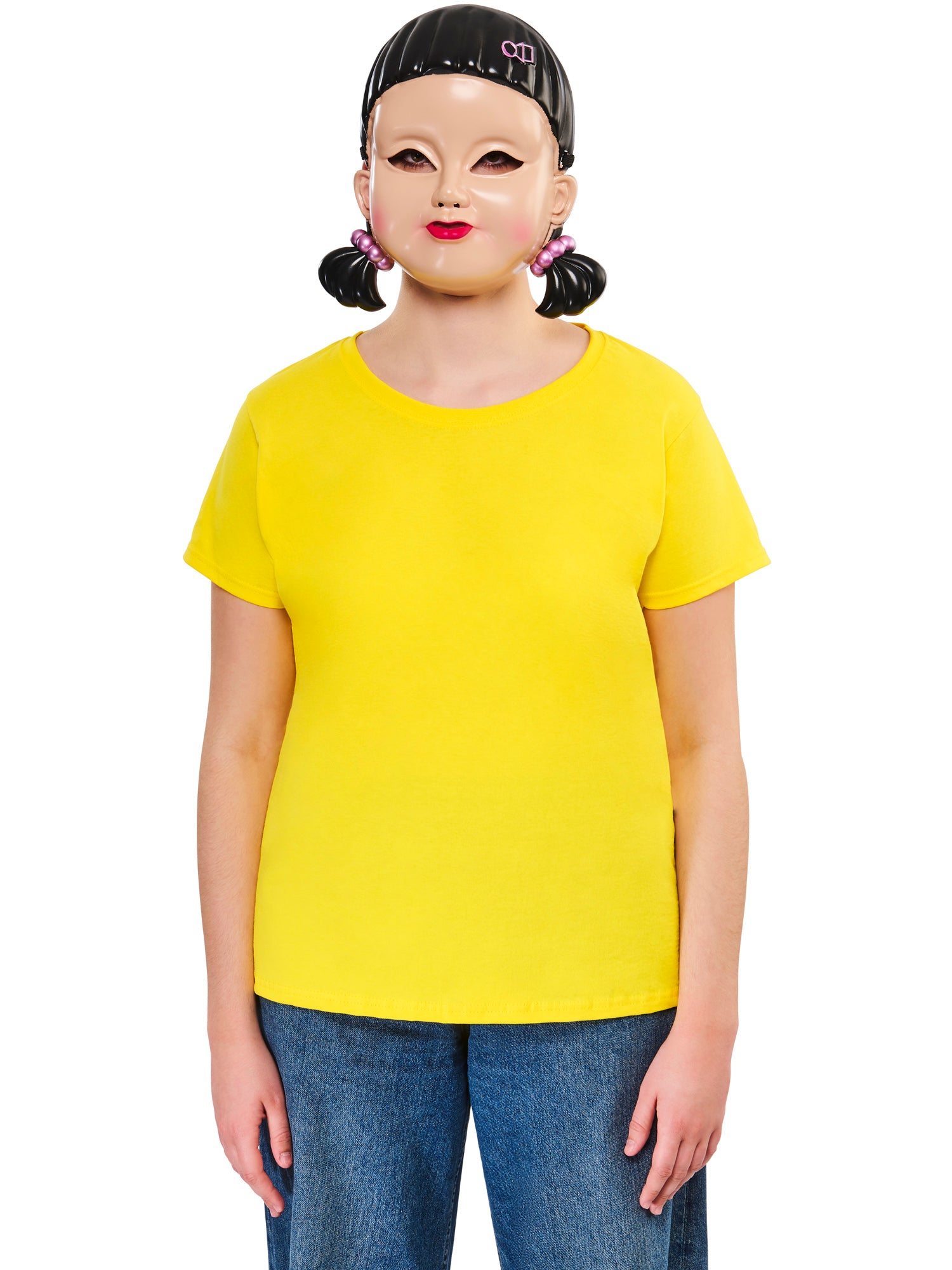 Girl Doll, Squid Game, Multicoloured, Masks, , Side