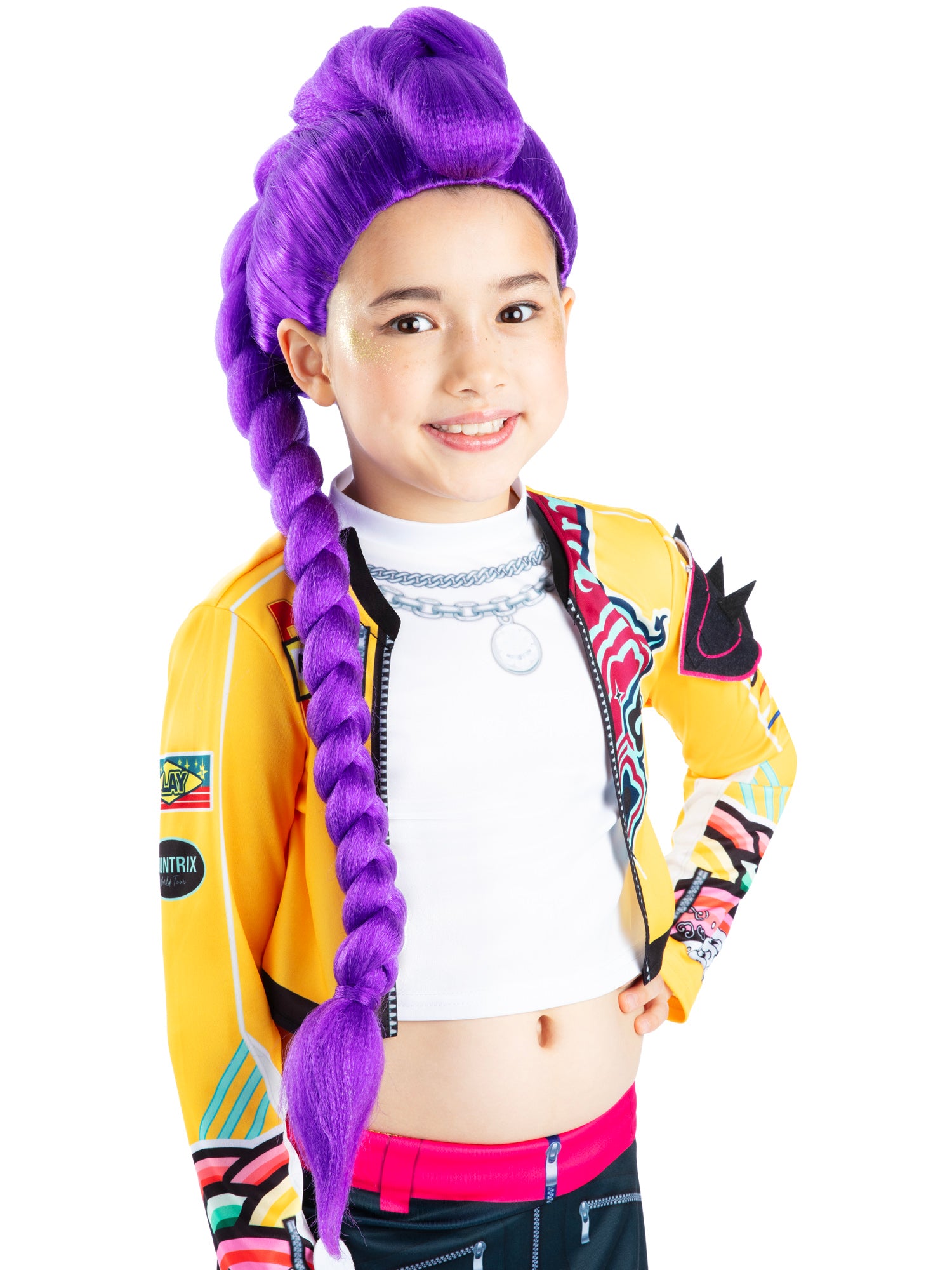 Rumi KPop Demon Hunters, KPop Demon Hunters, Wigs, , Front