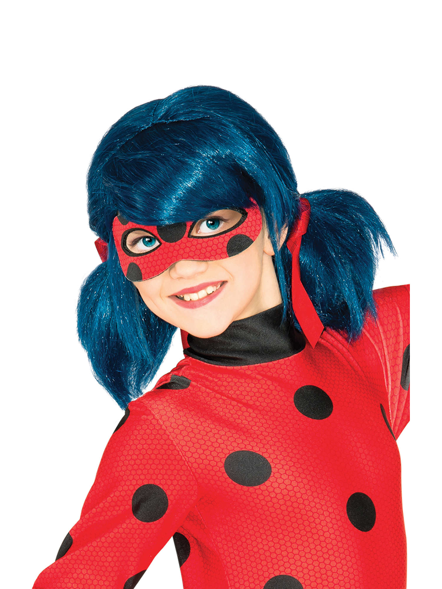Ladybug, Multi, Miraculous, Wigs, Child, Back