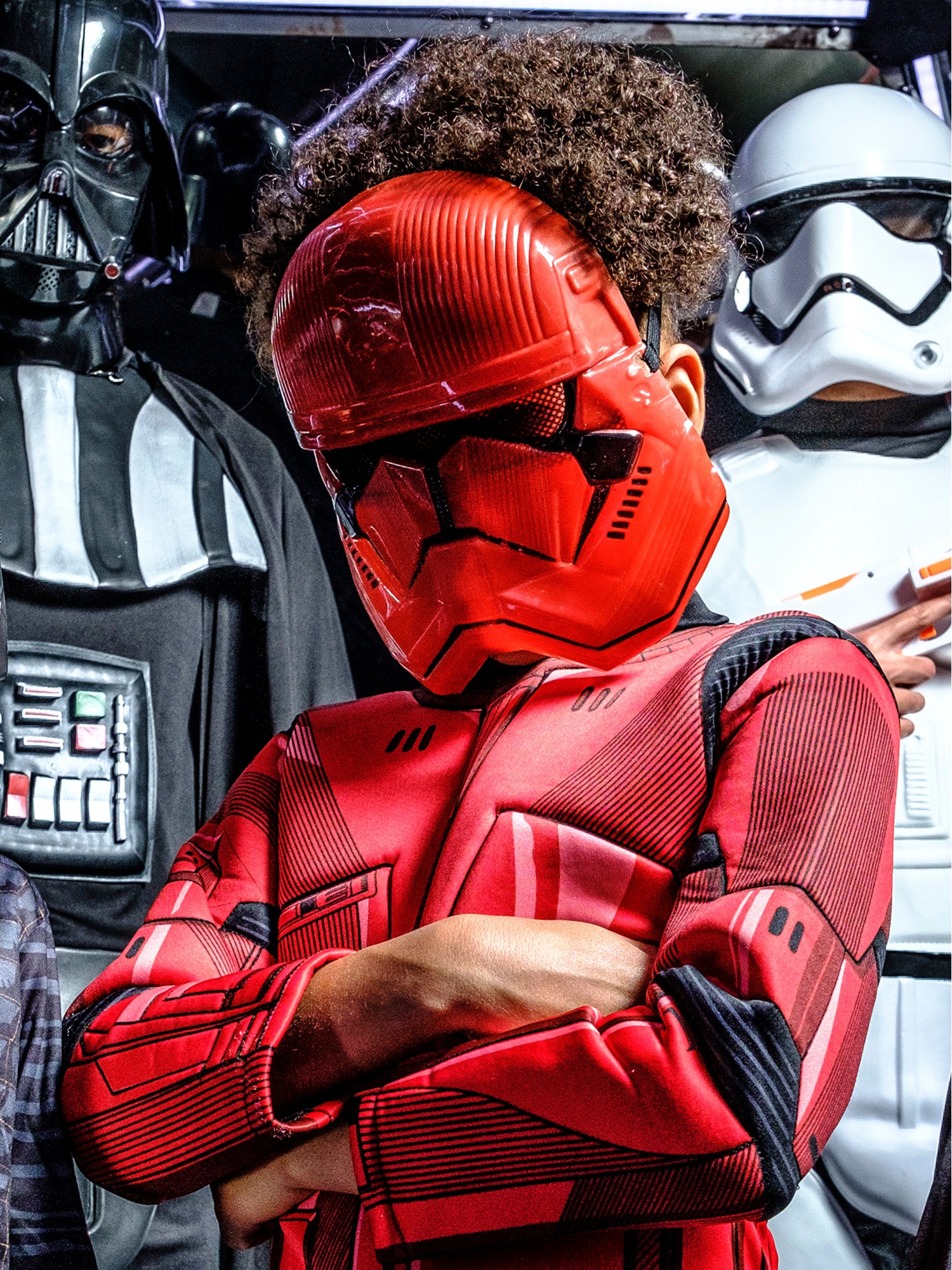 Red Trooper, The Rise Of Skywalker, Episode IX, The Rise Of Skywalker, Multi, Disney - Lucas, Masks, One Size, Back