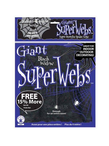 Giant Spiderwebs With Spiders