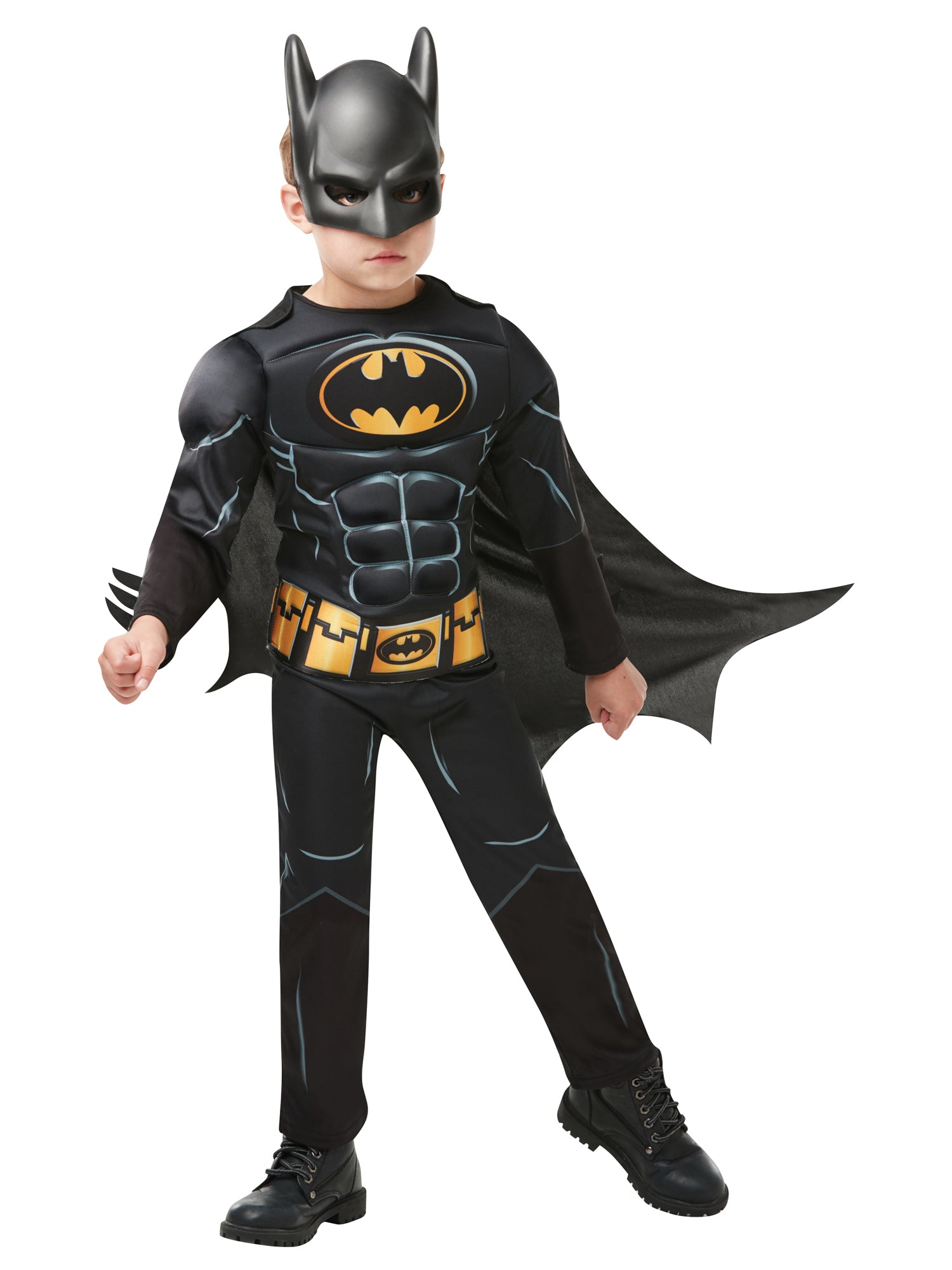 Batman, The Dark Knight, Batman, The Dark Knight, Multi, WB DC Comics, Kids Costumes, Large, Front