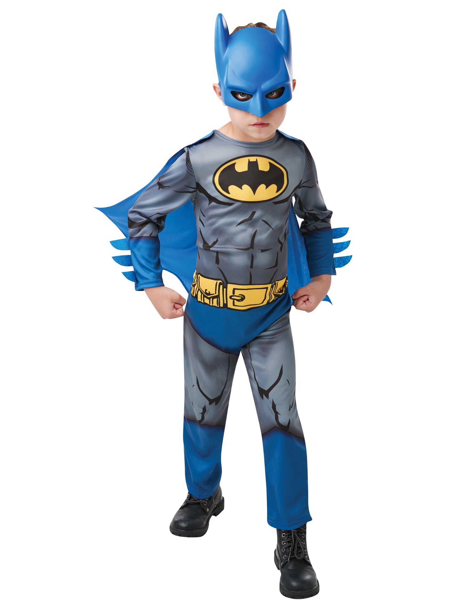 Batman, Multi, WB DC Comics, Kids Costumes, Large, Front