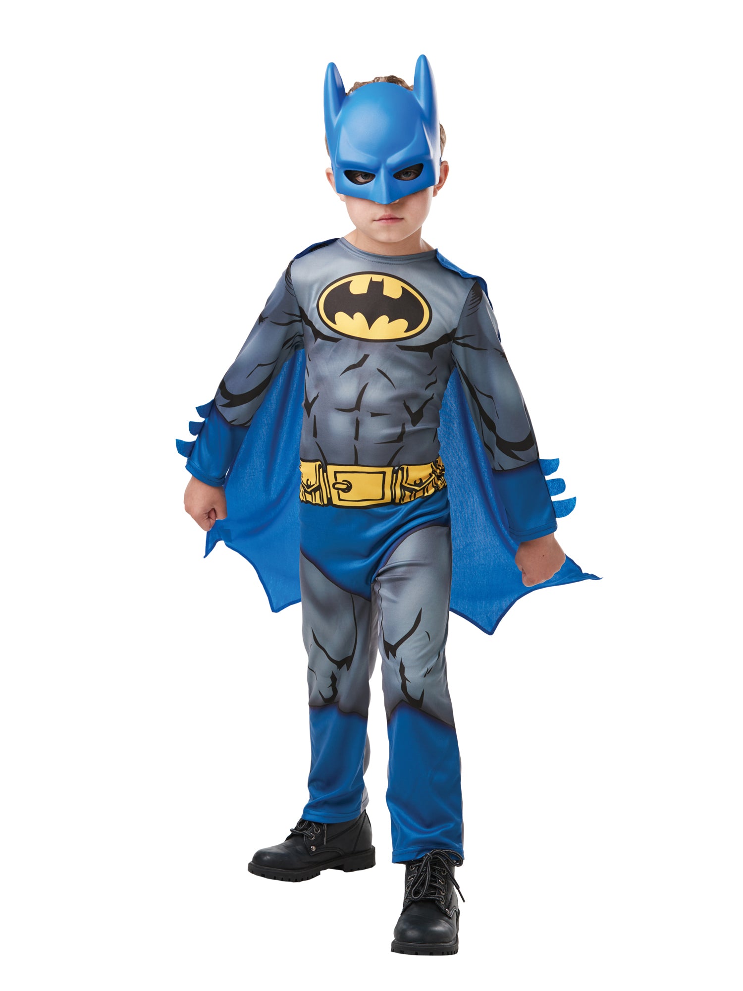 Batman, Multi, WB DC Comics, Kids Costumes, Large, Back