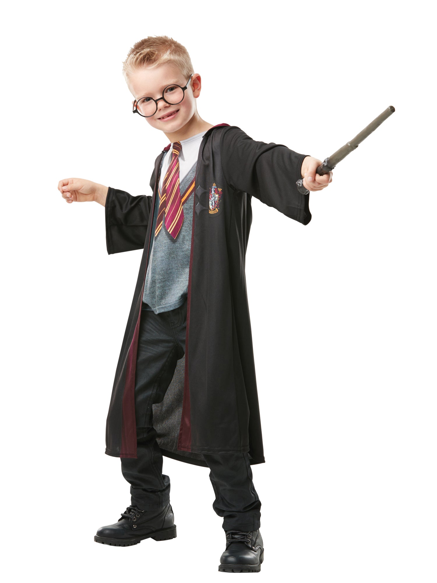 Harry Potter, Multi, WB Wizarding World, Kids Costumes, Medium, Back