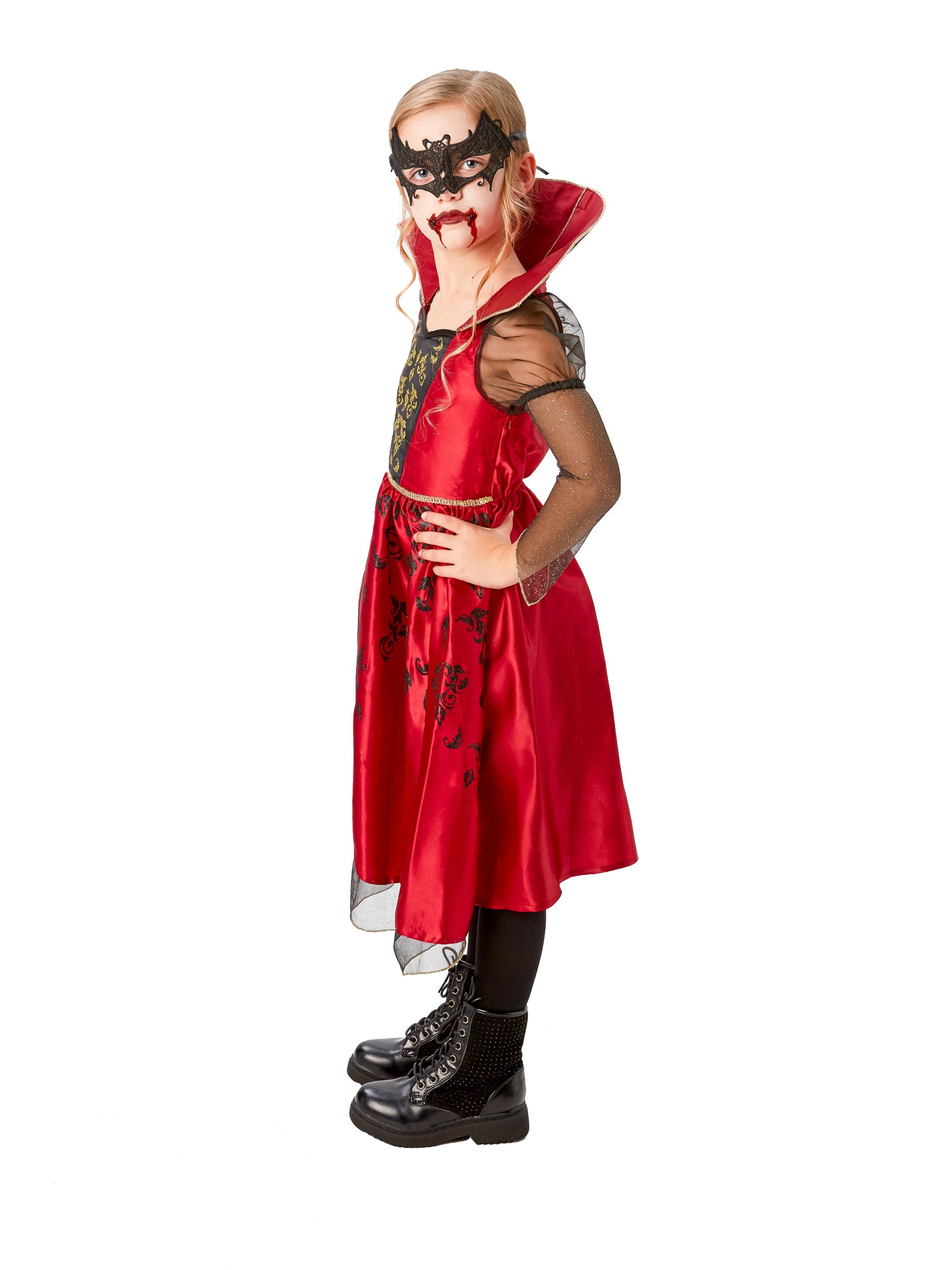 Vampire, Multi, Forum, Kids Costumes, Large, Back
