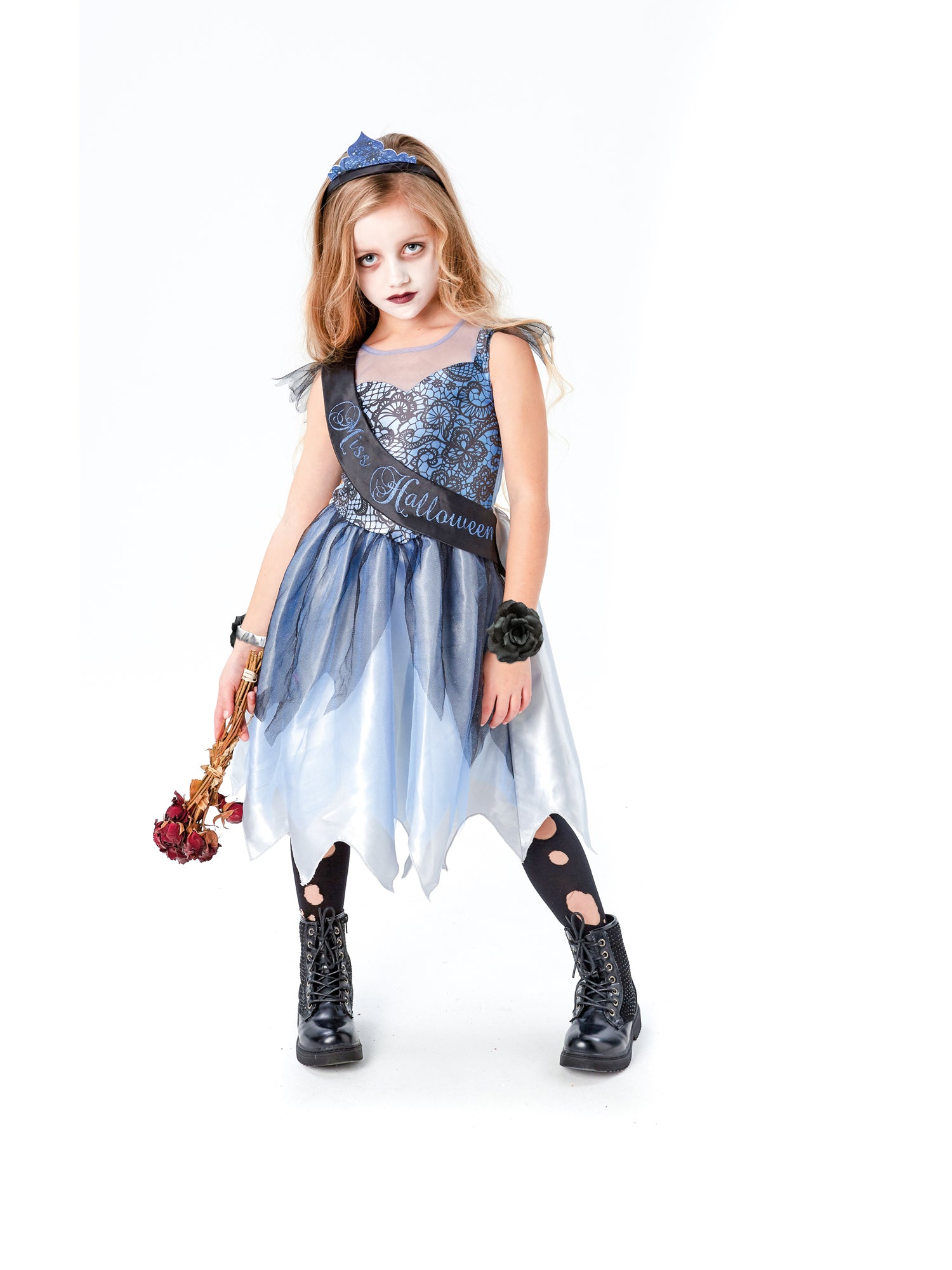 Miss Halloween, Multi, Forum, Kids Costumes, Small, Back