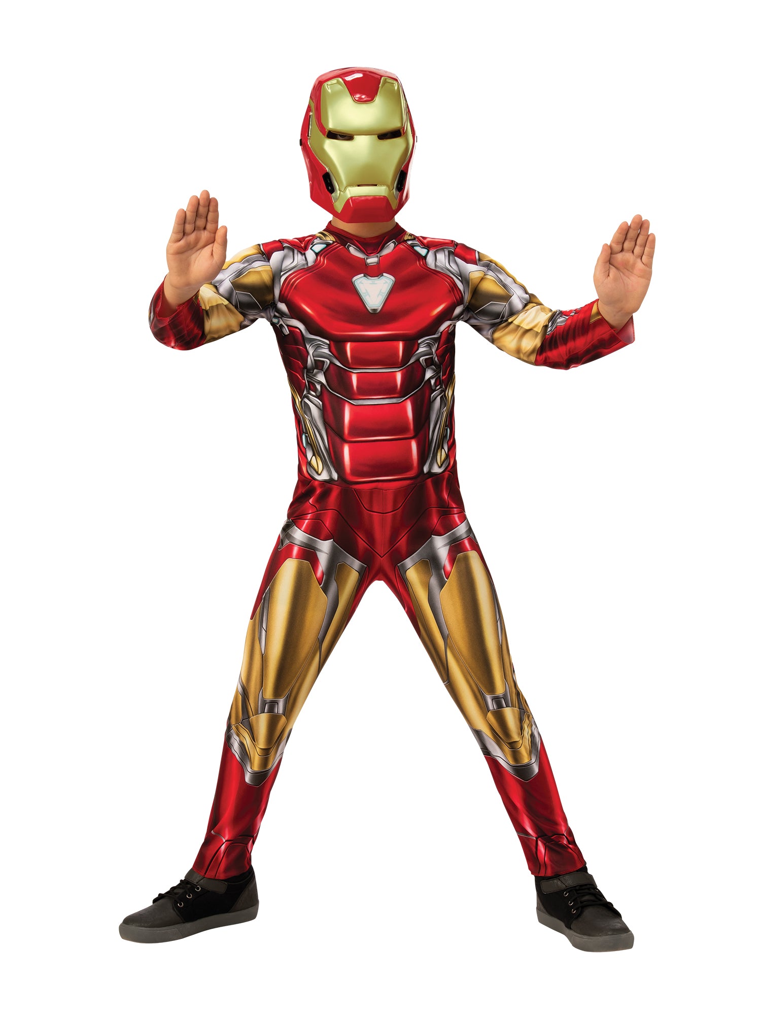 Iron Man, Endgame, Avengers, Endgame, Red, Iron Man, Kids Costumes, L, Front