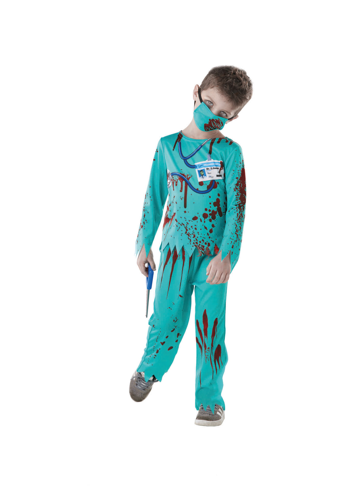 Zombie, Muliticoloured, Forum, Kids Costumes, , Front