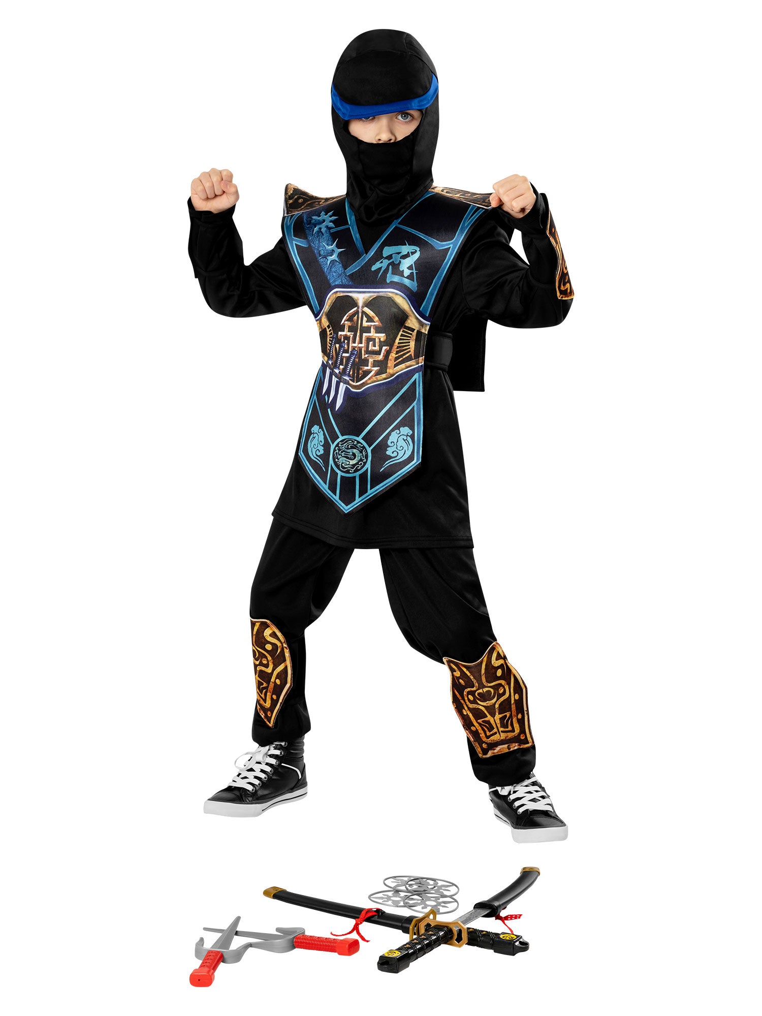 Ninja, multi-colored, Forum, Kids Costumes, , Front