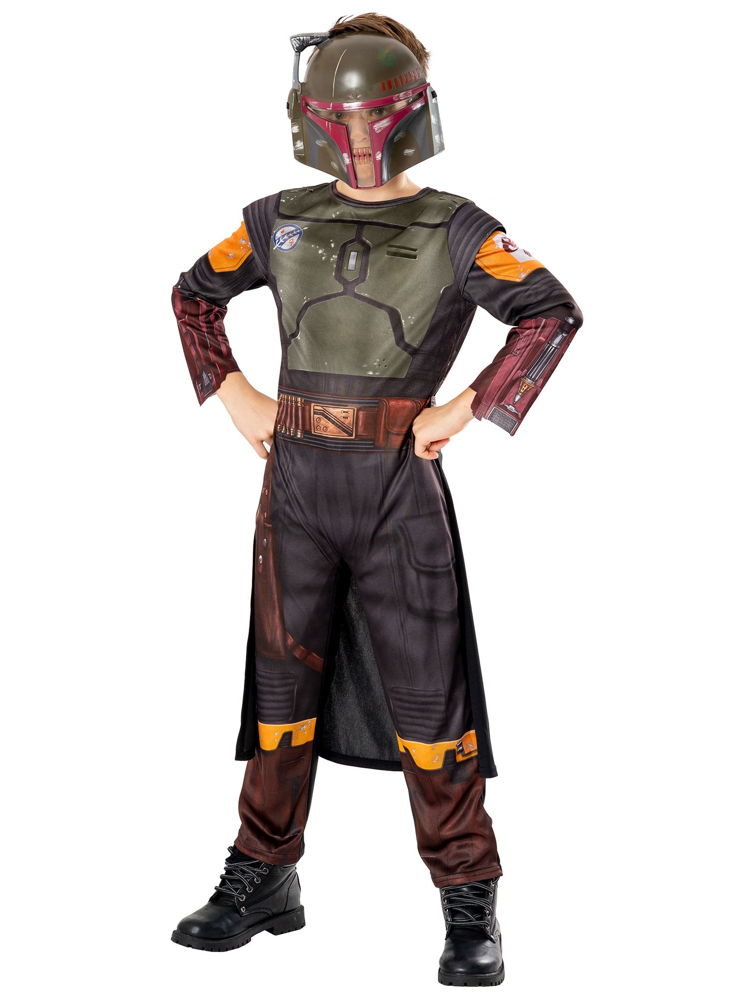 Boba Fett, Muliticoloured, Disney - Lucas, Kids Costumes, , Front