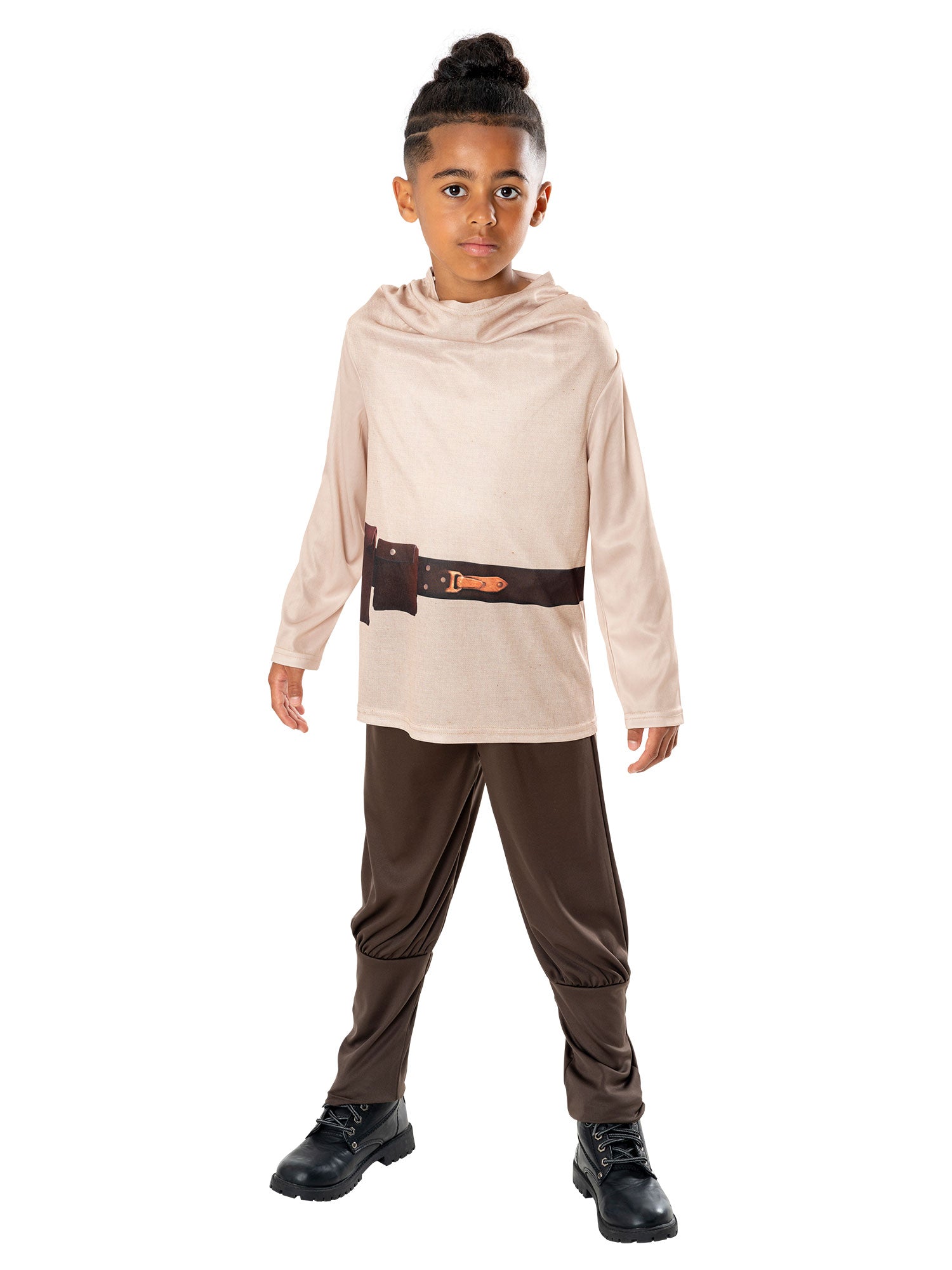 Obi Wan Kenobi, Star Wars, Beige, Disney - Lucas, Kids Costumes, 7-8 years, Front