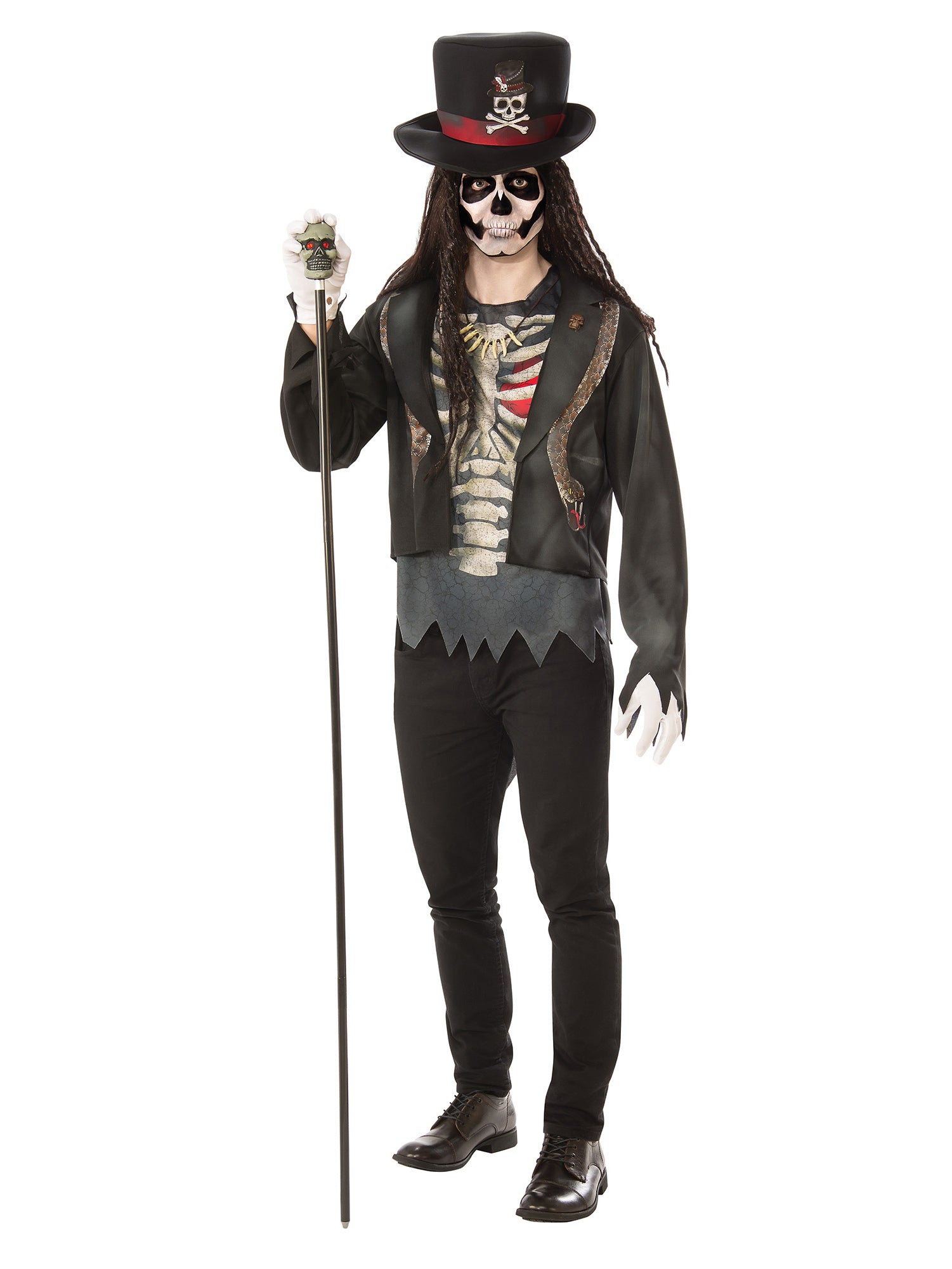Skeleton, Muliticoloured, Forum, Adult Costume, , Front