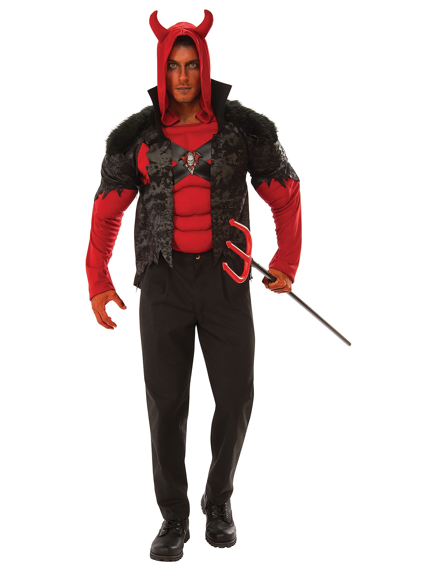 Devil, Generic, Red, Forum, Adult Costume, XL, Front
