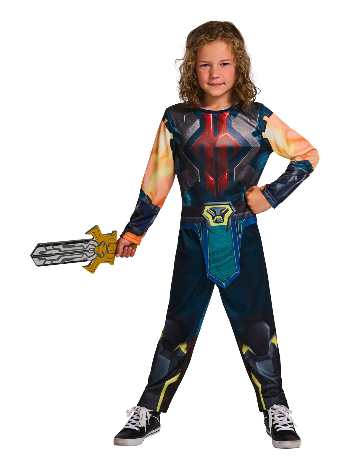 He-Man, MOTU, Blue, Mattel - MOTU, Kids Costumes, 9-10 years, Back