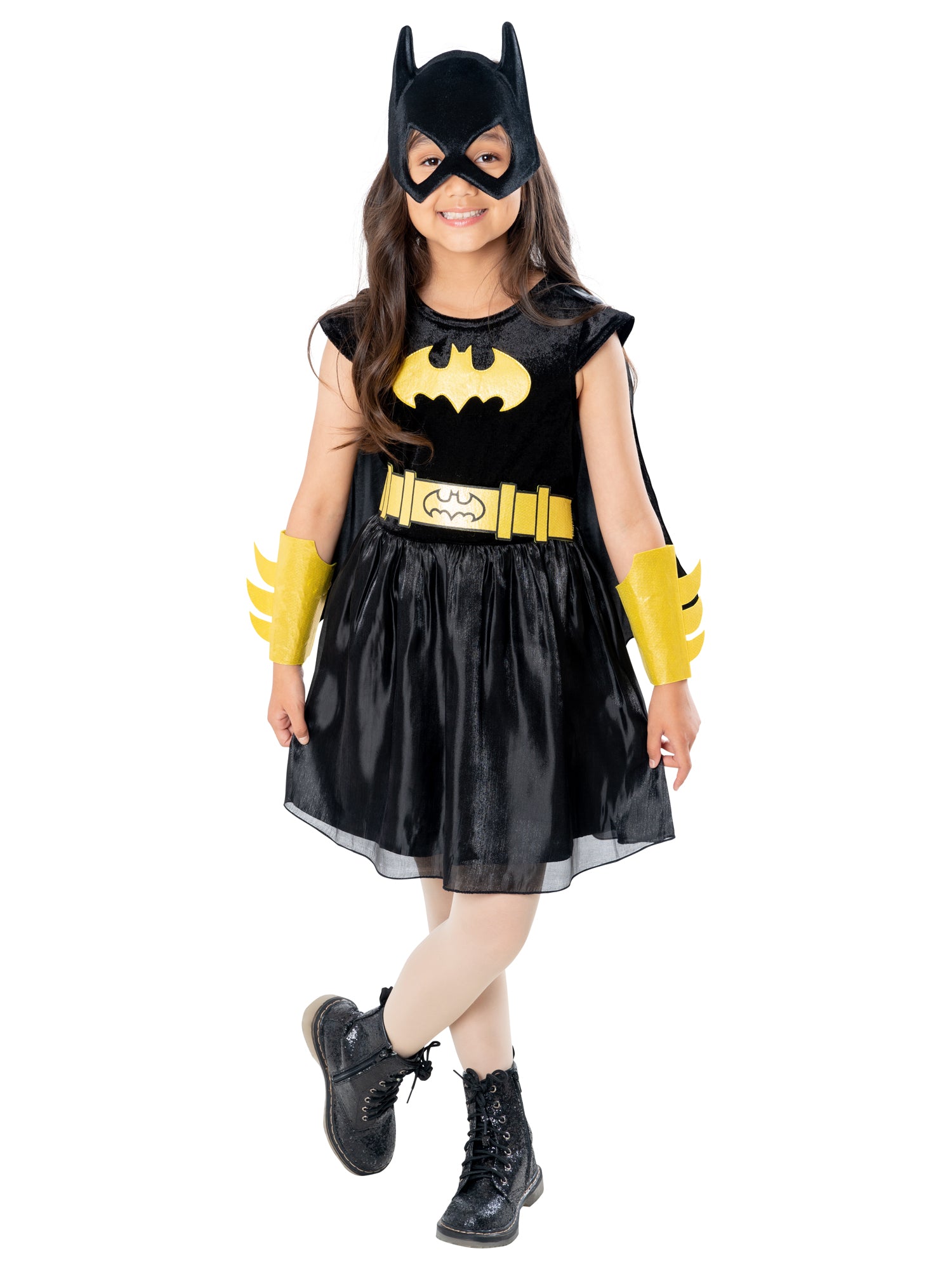 Batgirl, black, WB DC Comics, Kids Costumes, 9-10 years, Front