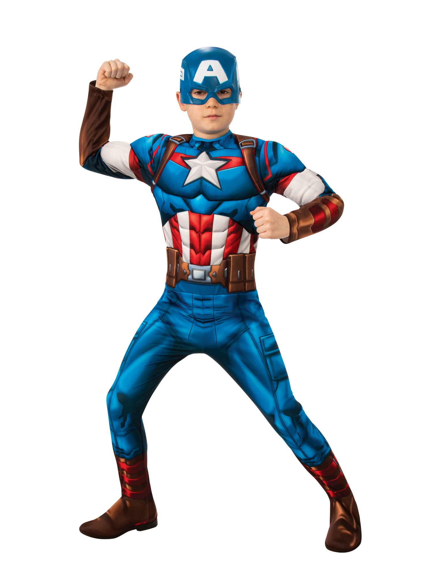 Captain America, Avengers, Marvel, Avengers, multi-colored, Disney - Marvel, Kids Costumes, XS, Front
