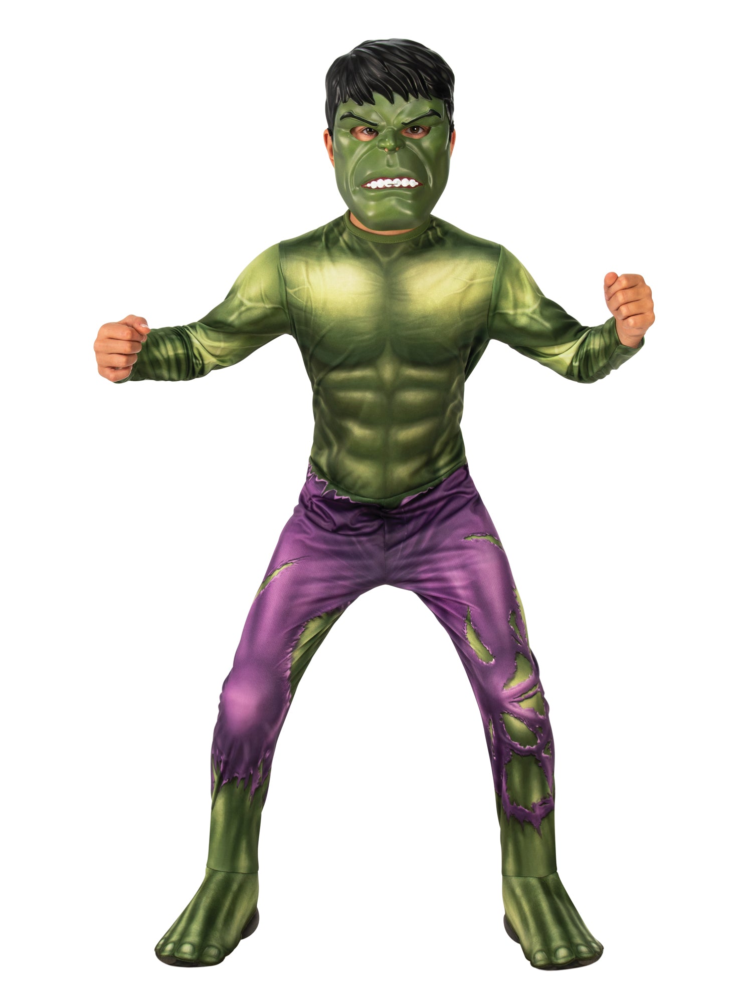 The Incredible Hulk, Avengers, Marvel, Avengers, Disney - Marvel, Kids Costumes, XS, Front