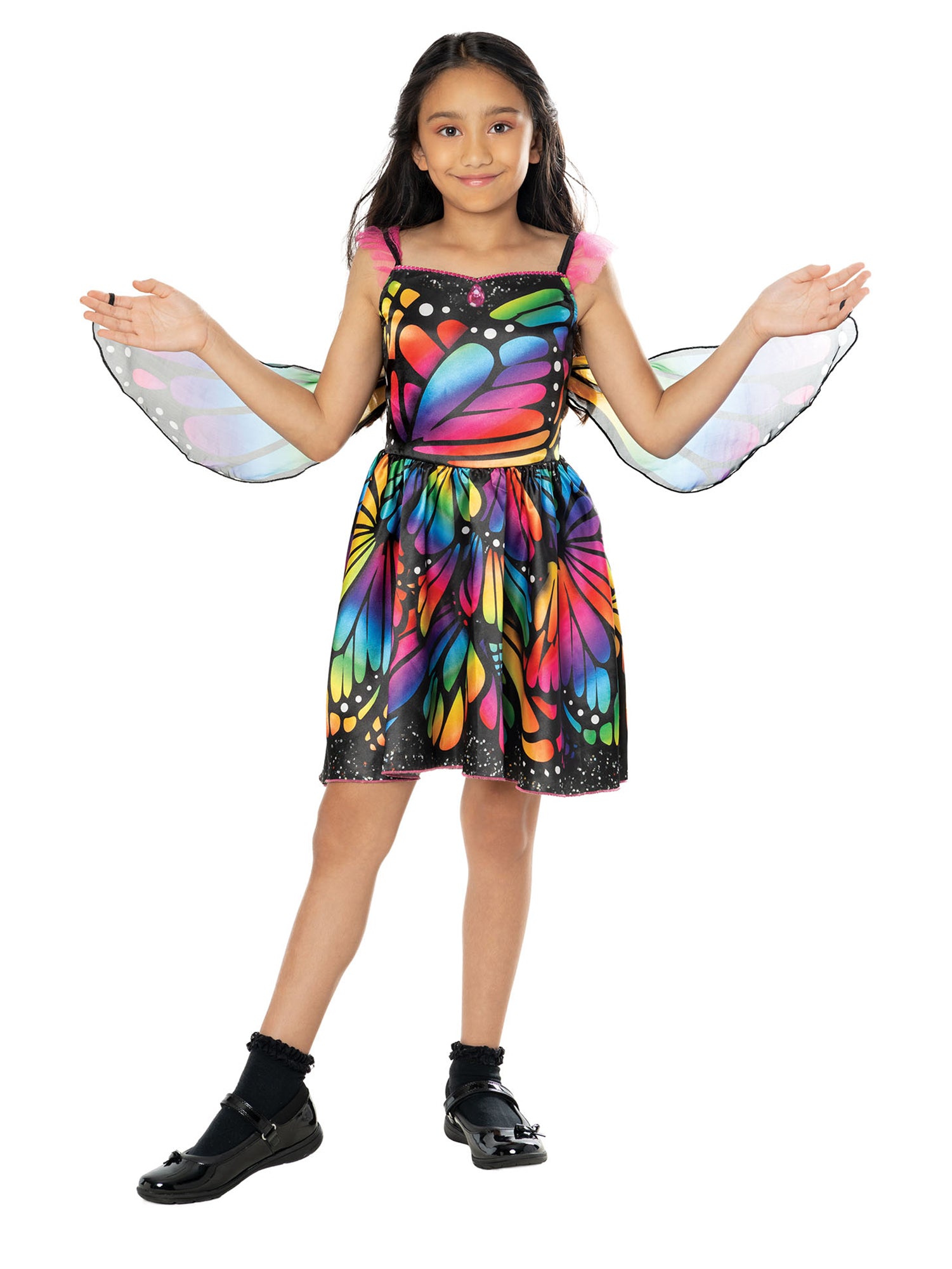 Butterfly, Multi, Forum, Kids Costumes, 5-6 years, Front