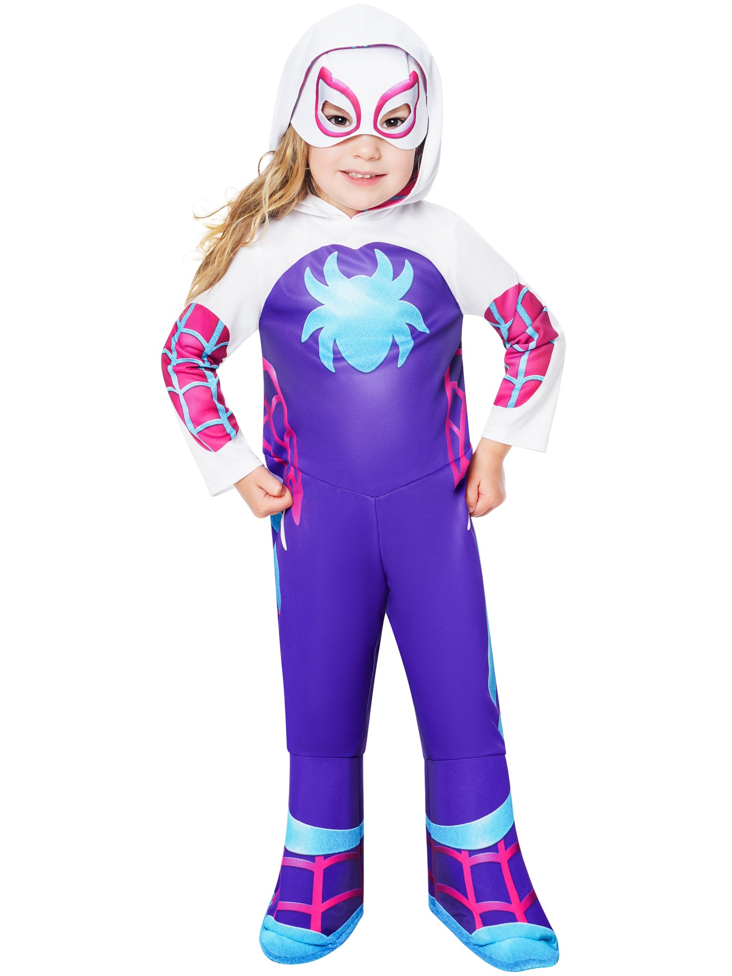 Ghost Spider, Marvel, Multicoloured, Kids Costumes, , Other