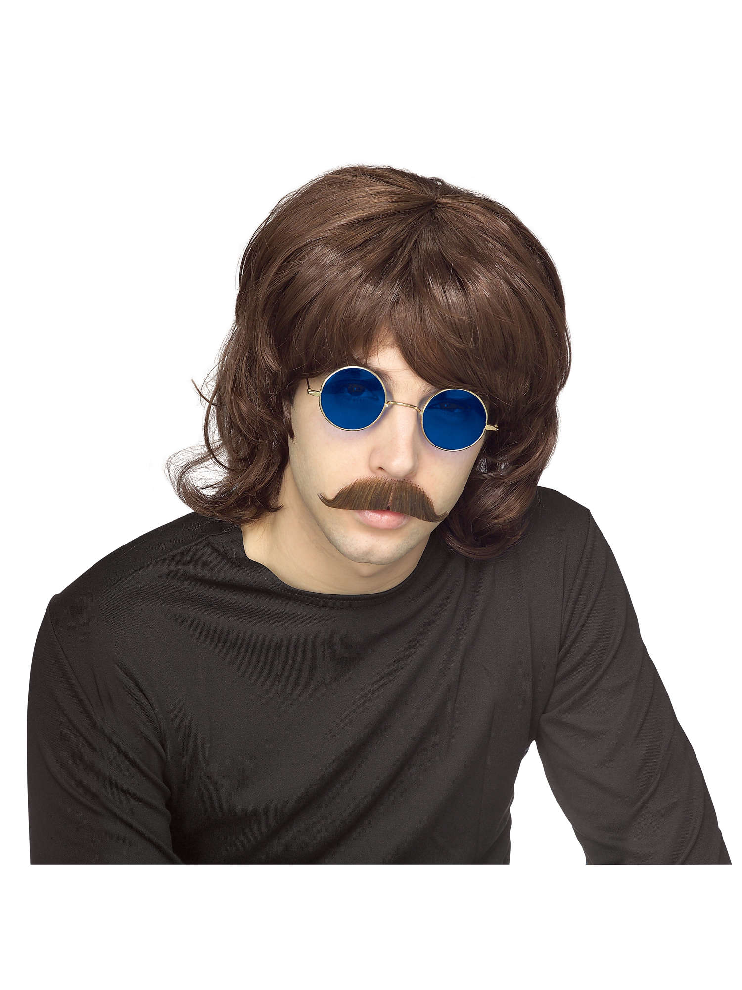 Wig, Brown, Forum, Wigs, One Size, Front