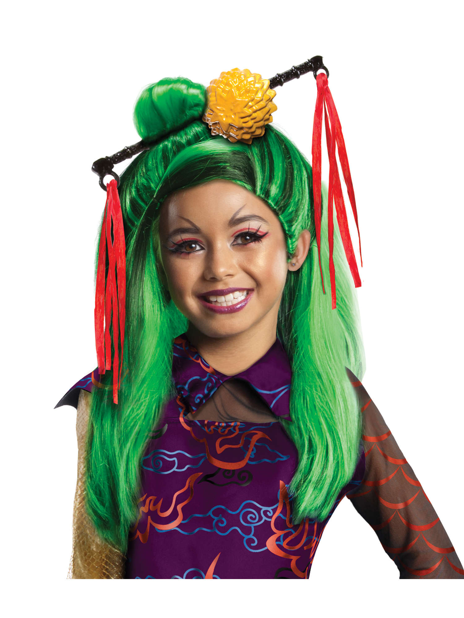 Jinafire, Multi, Monster High, Wigs, , Front