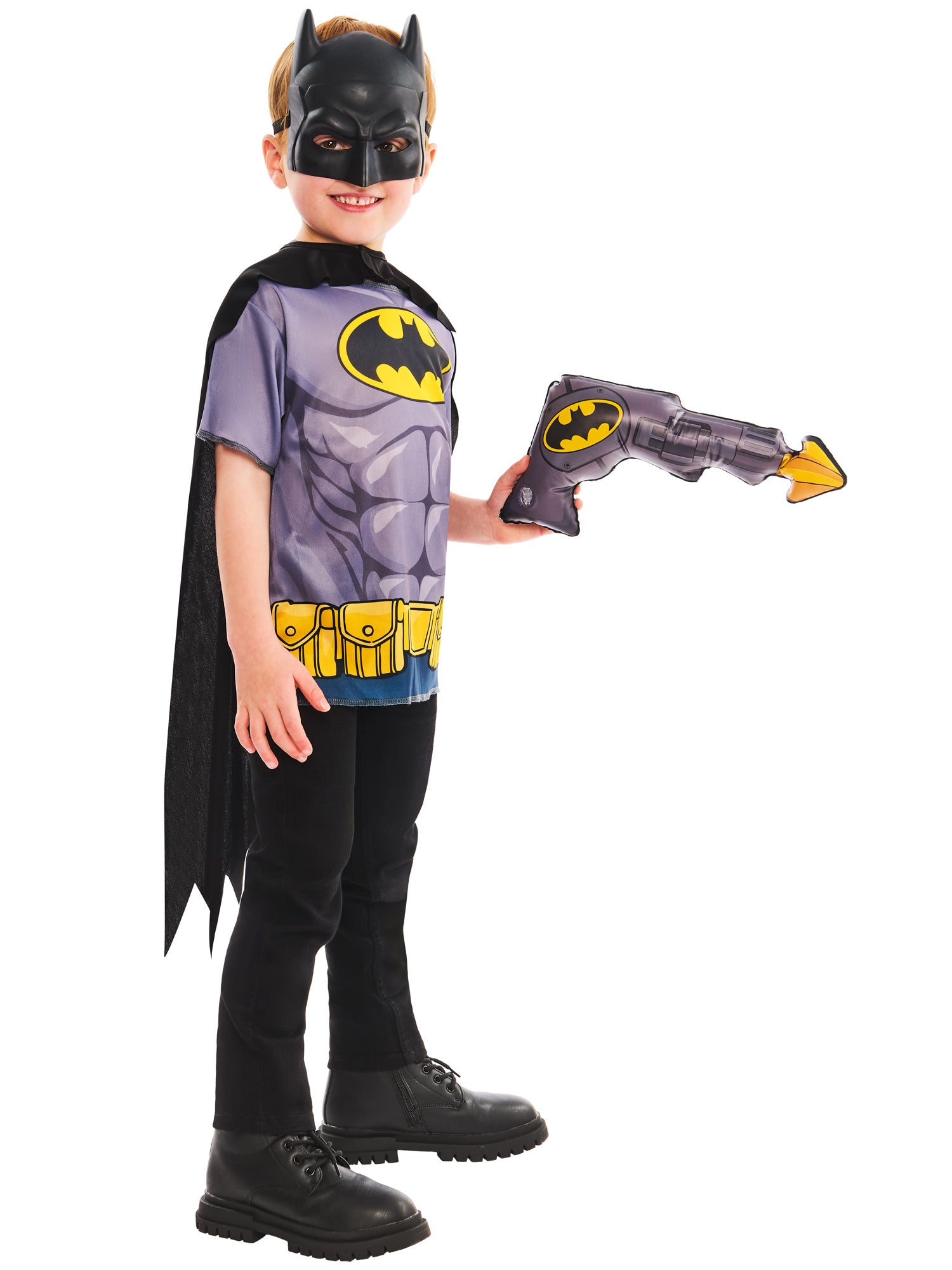 Batman, Batman, Muliticoloured, Kids Costumes, , Side