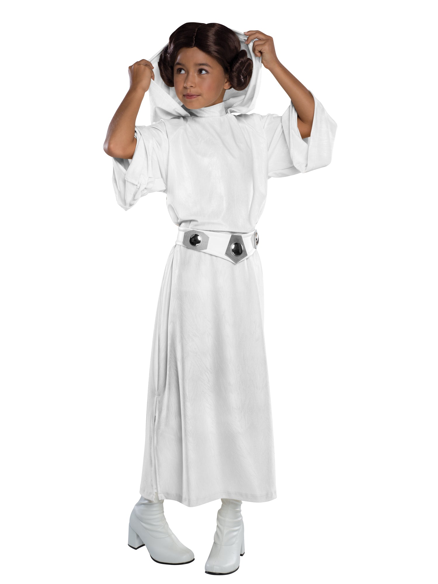 Princess Leia, Multi, Disney - Lucas, Kids Costumes, Small, Front