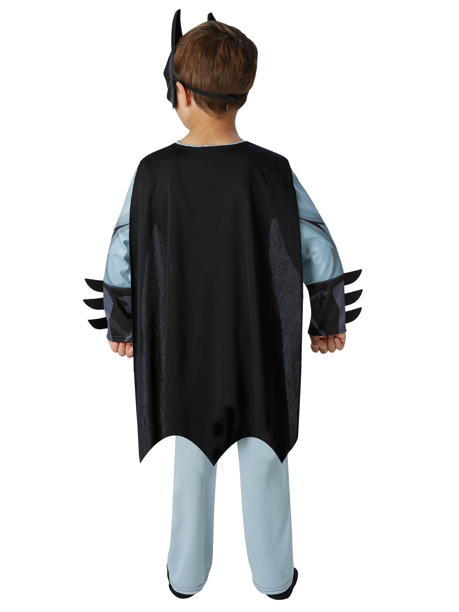 Batman, Multi, WB DC Comics, Kids Costumes, Small, Back