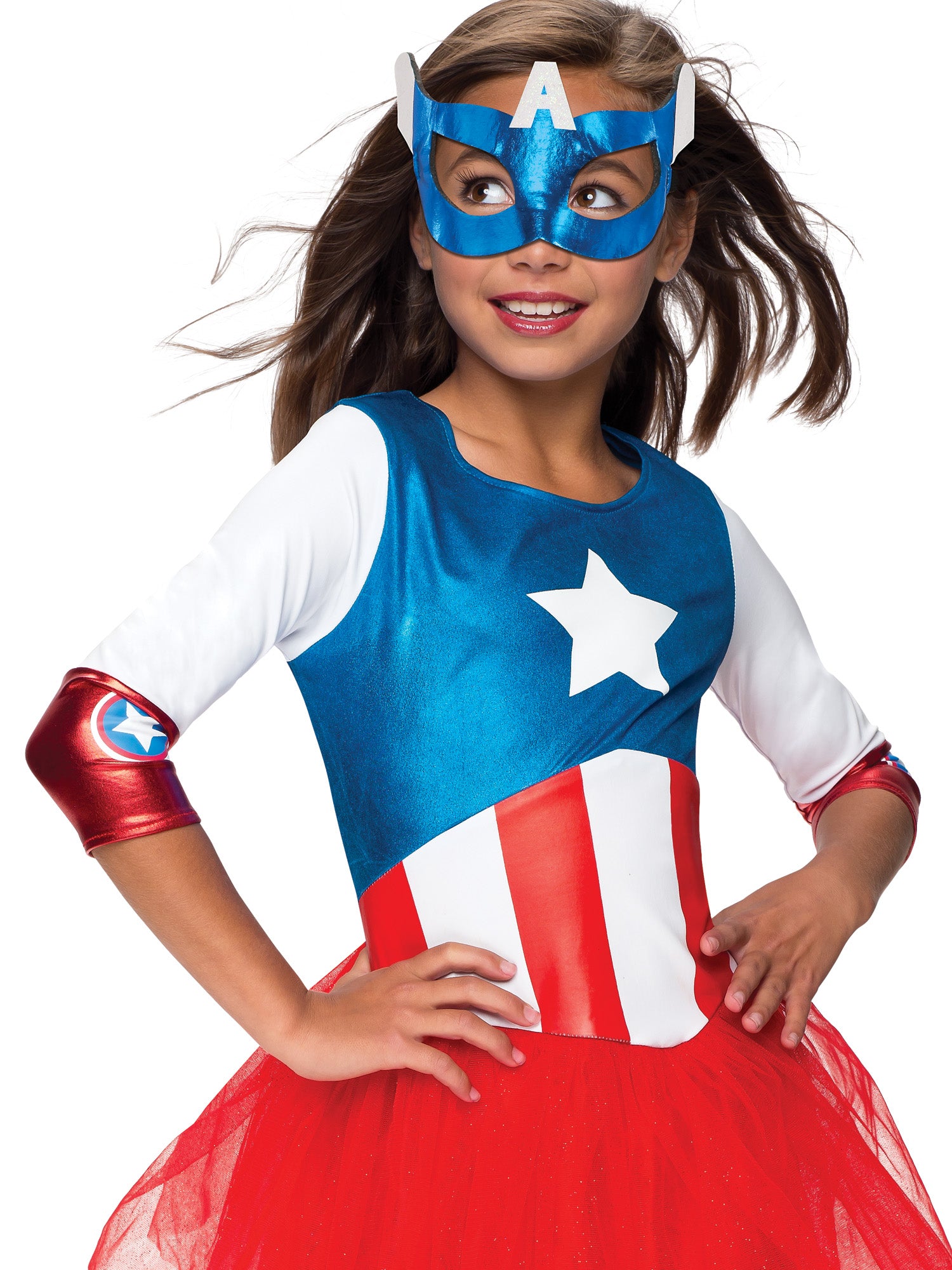 Captain America, Avengers, Multi, Disney - Marvel, Kids Costumes, Small, Back