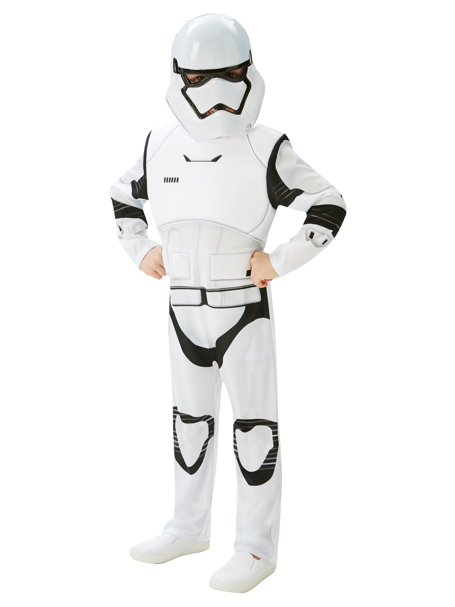 Stormtrooper, The Force Awaken, Star Wars, The Force Awaken, Multi, Disney - Lucas, Kids Costumes, Medium, Front