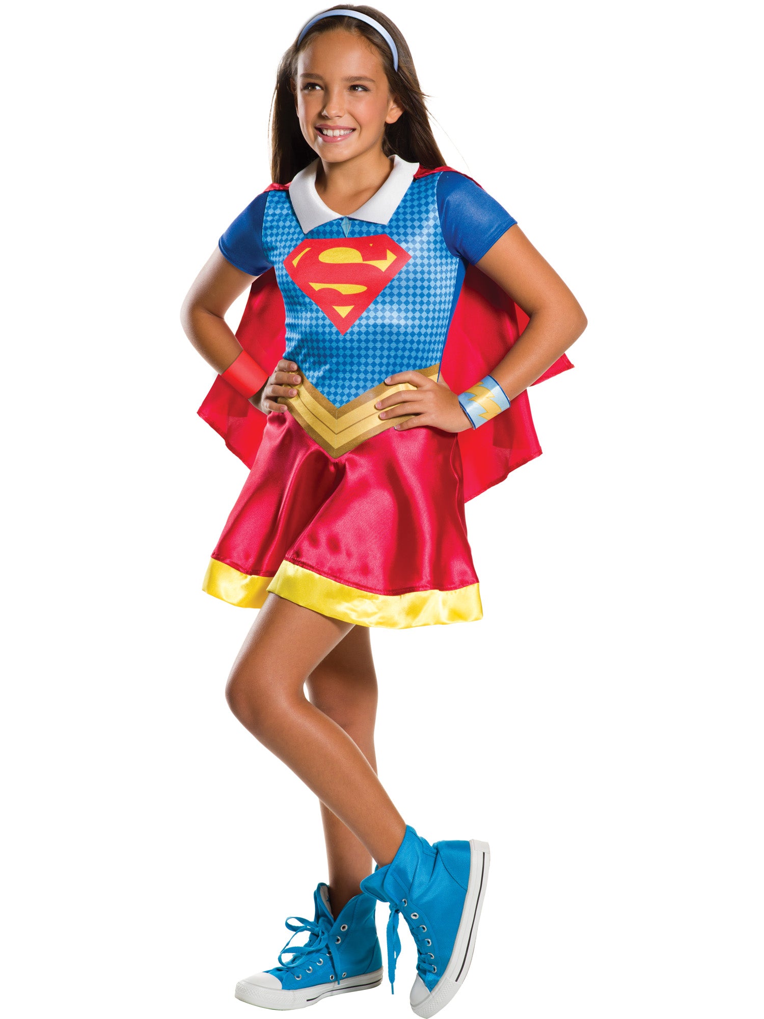Supergirl, DC High, Multi, WB DC Comics, Kids Costumes, Small, Front