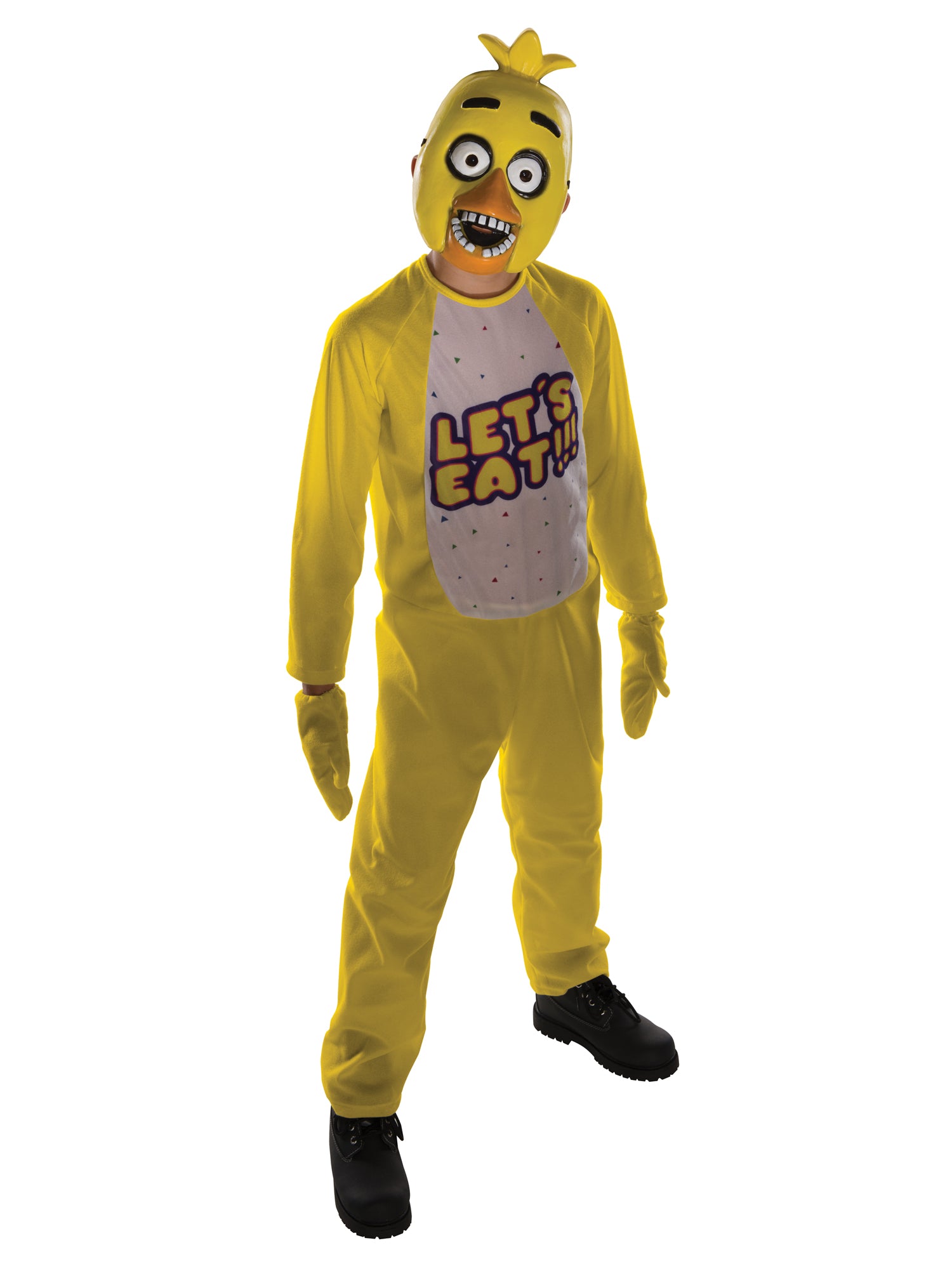 Chica The Chicken, Multi, FNAF, Kids Costumes, Medium, Front