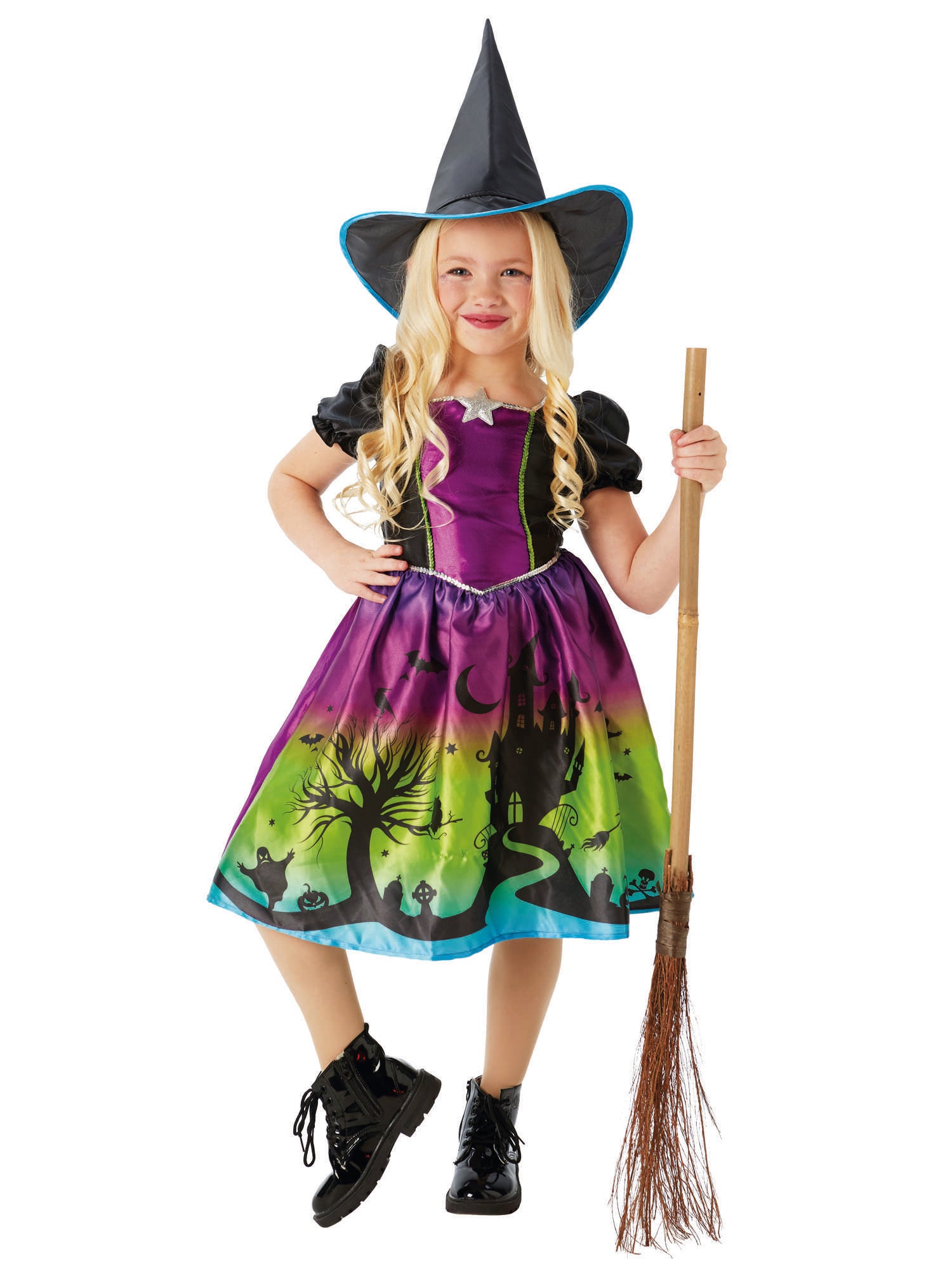Witch, Multi, Forum, Kids Costumes, Small, Front