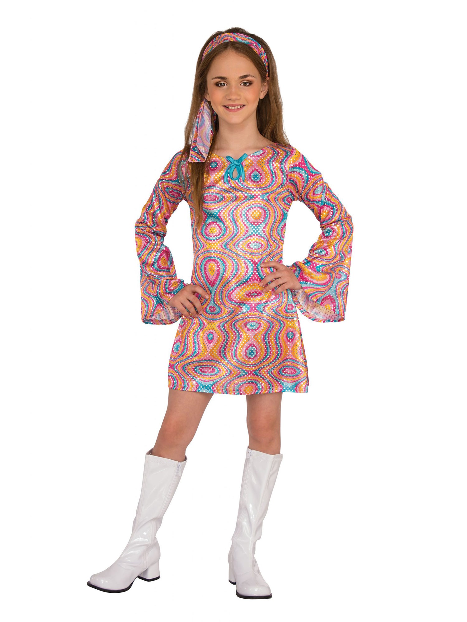 Hippie, Multi, Forum, Kids Costumes, , Front