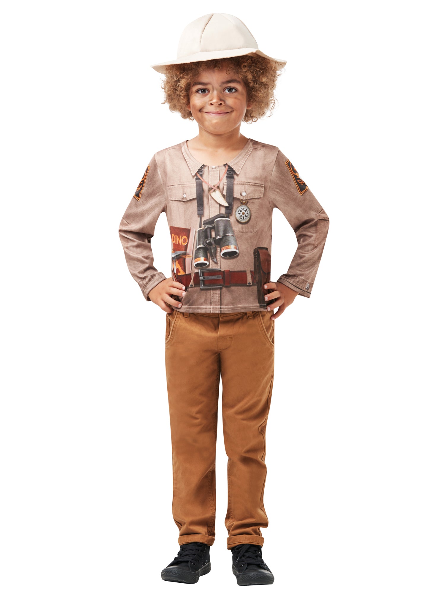 Dino Explorer, Multi, Forum, Kids Costumes, Small, Front