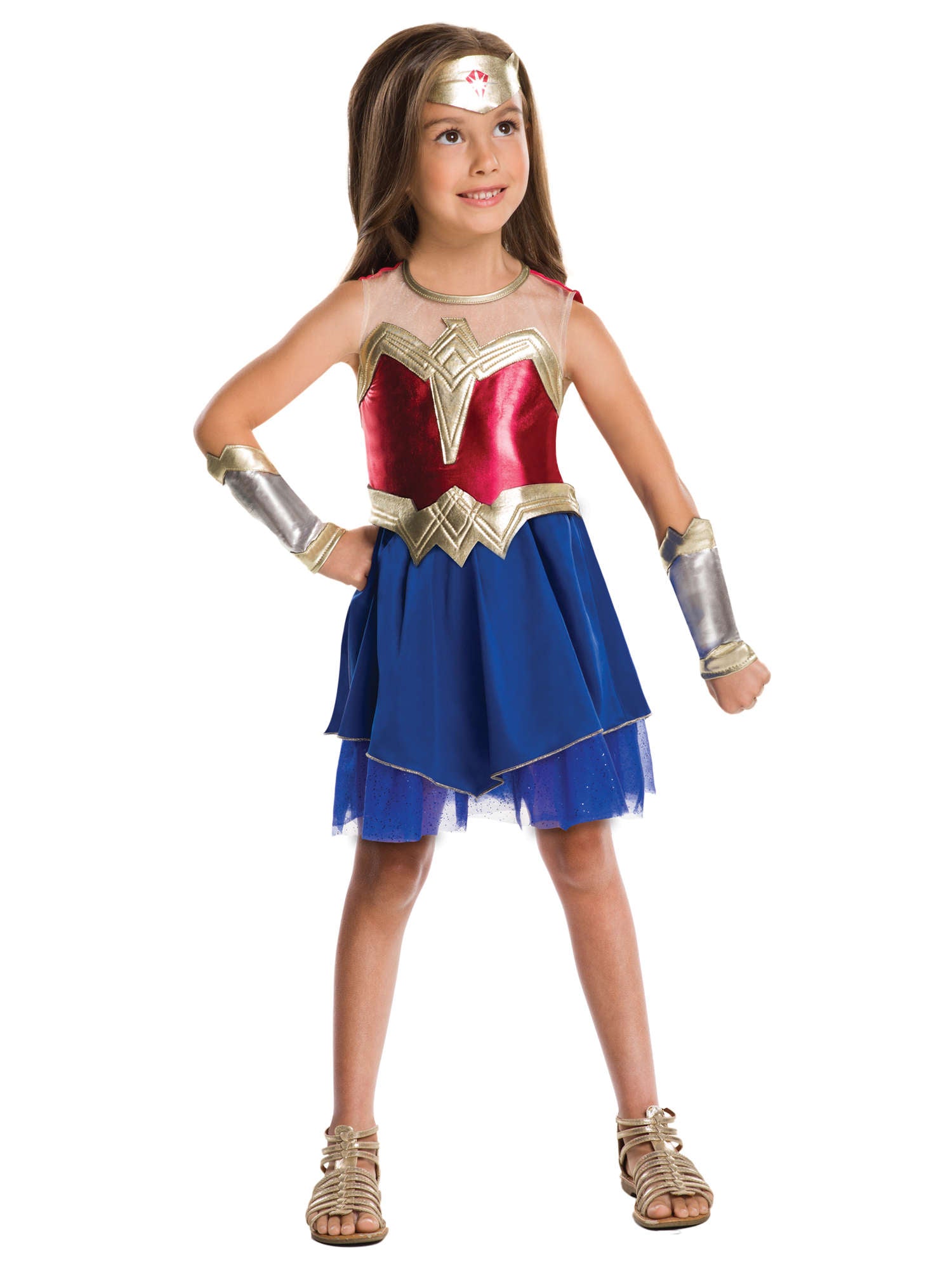 Wonder Woman, Justice League, Justice League, Justice League, Multi, WB DC Comics, Kids Costumes, Extra Large, Front