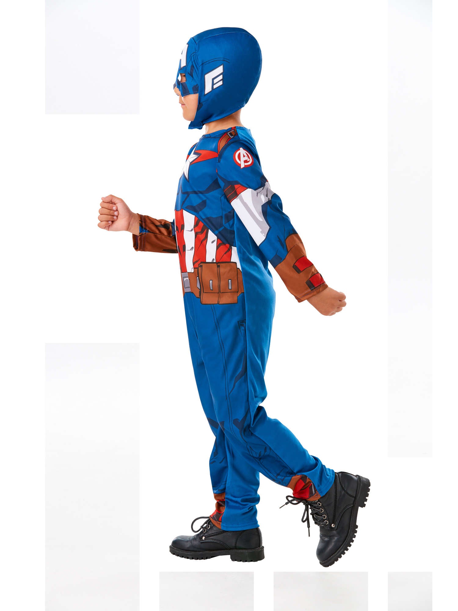 Captain America, Avengers, Multi, Disney - Marvel, Kids Costumes, Toddler, Side