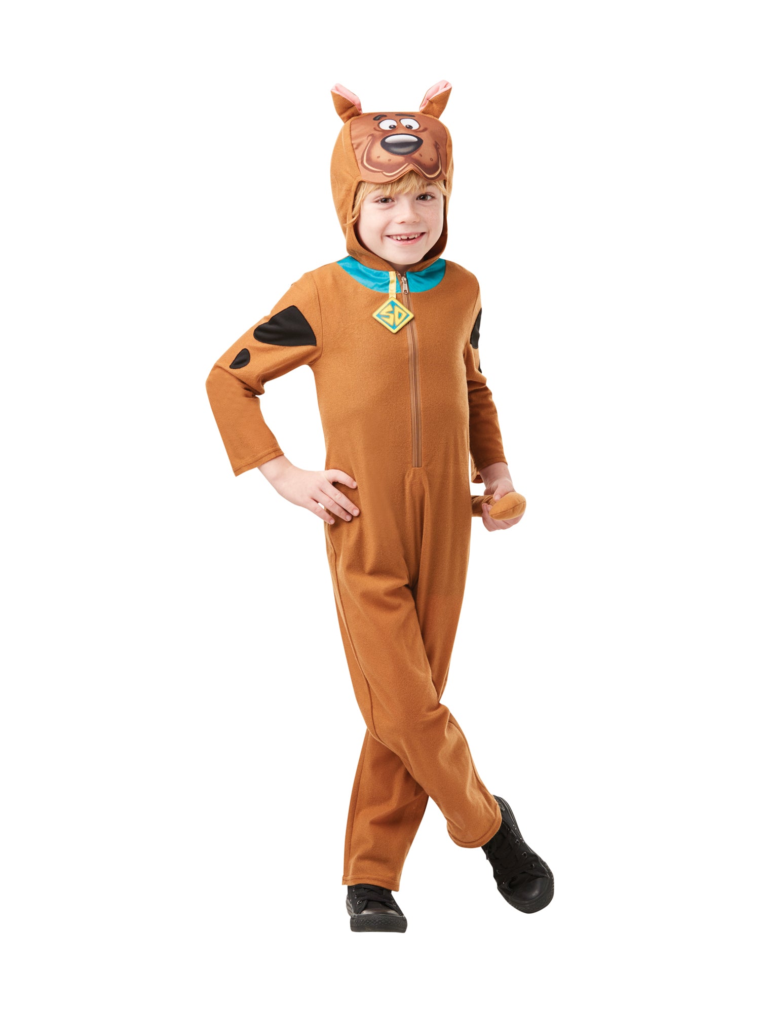 Scooby Doo, Multi, WB Animation, Kids Costumes, Small, Front