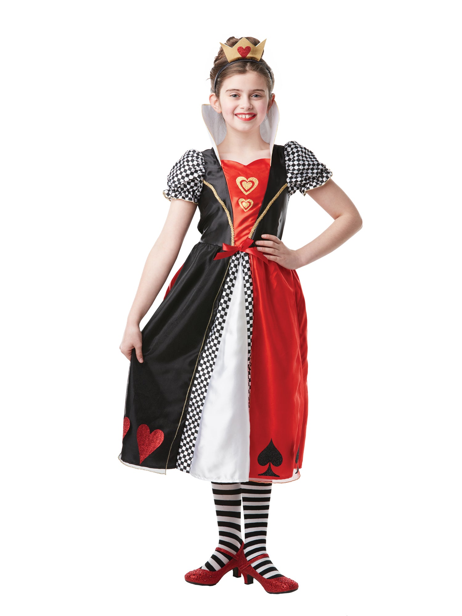 Red Queen, Alice In Wonderland, Multi, Expired - Disney Princess, Kids Costumes, Extra Large, Back