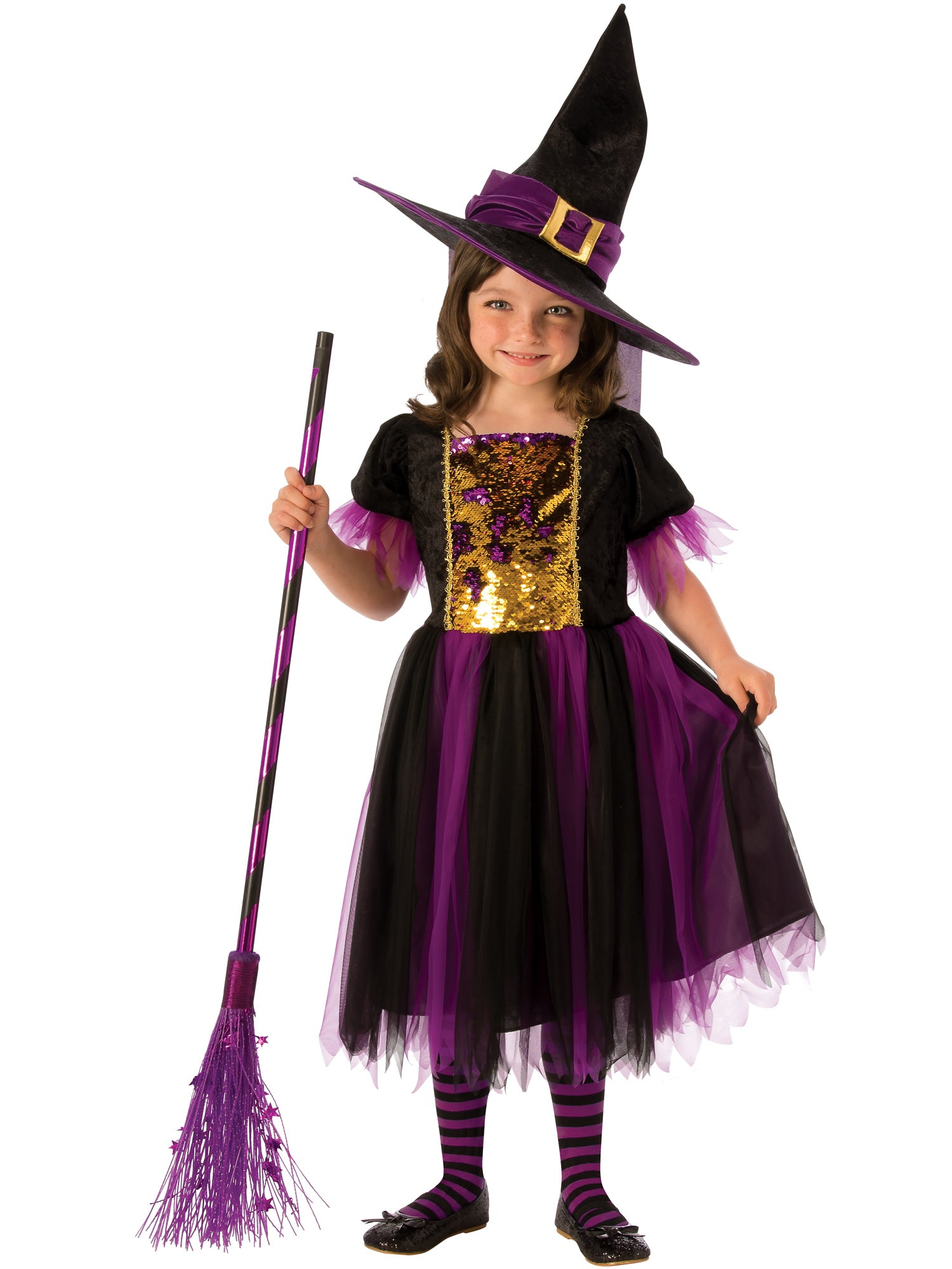 Witch, Generic, Muliticoloured, Kids Costumes, , Front